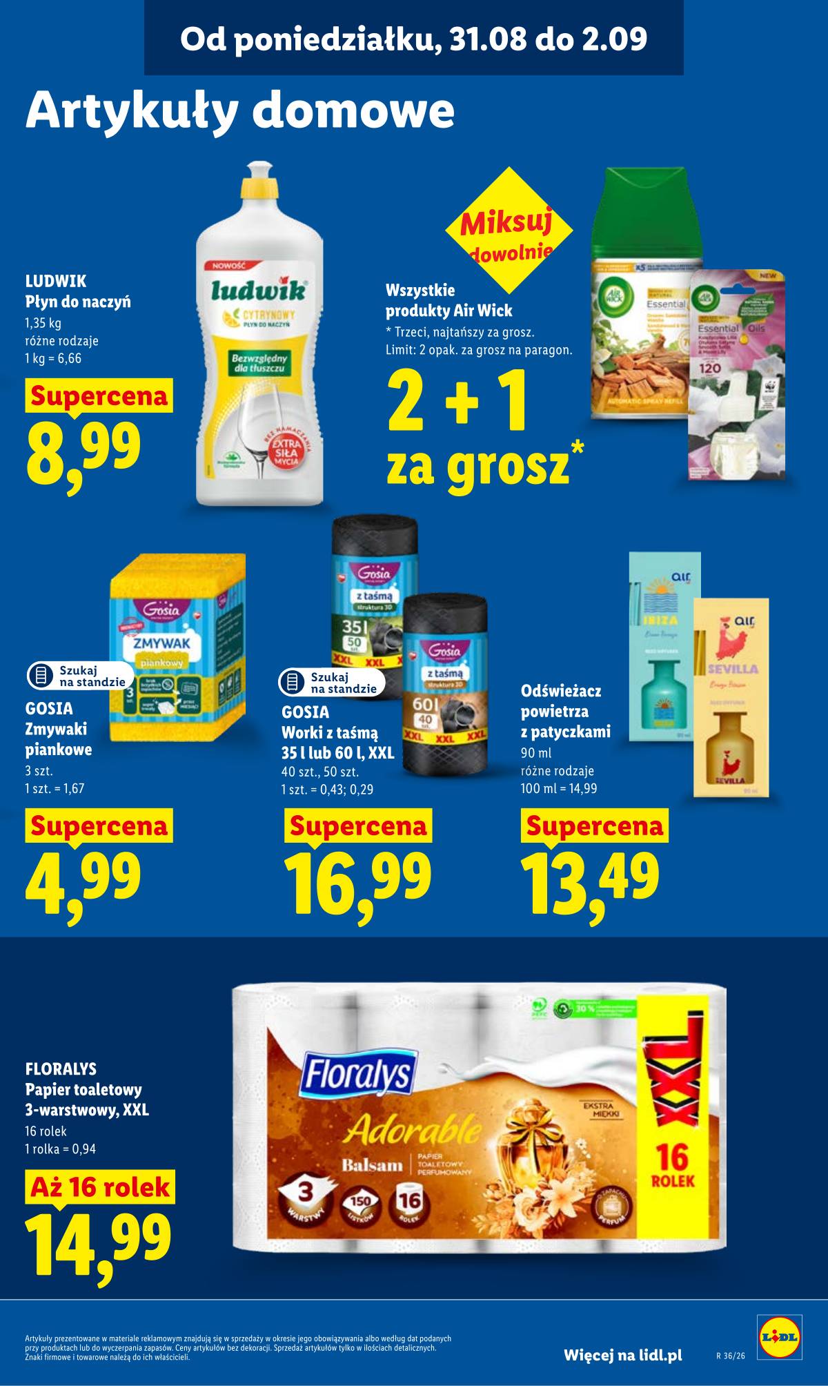 Lidl Lenkija - Gazetka ważna od 31.08 do 2.09 83 puslapis