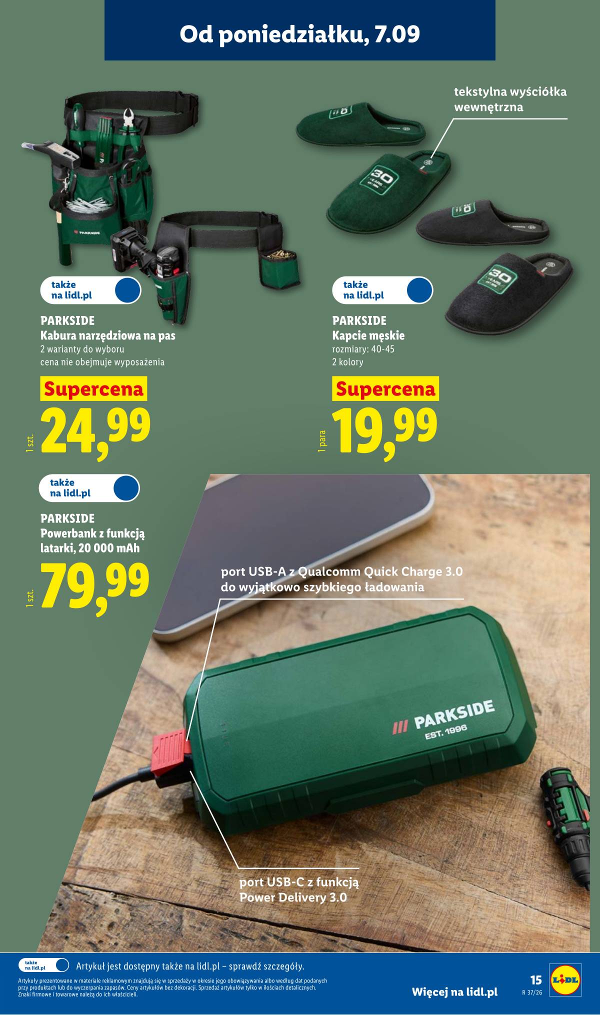 Lidl Lenkija - Gazetka ważna od 07.09. do 12.09. 19 puslapis