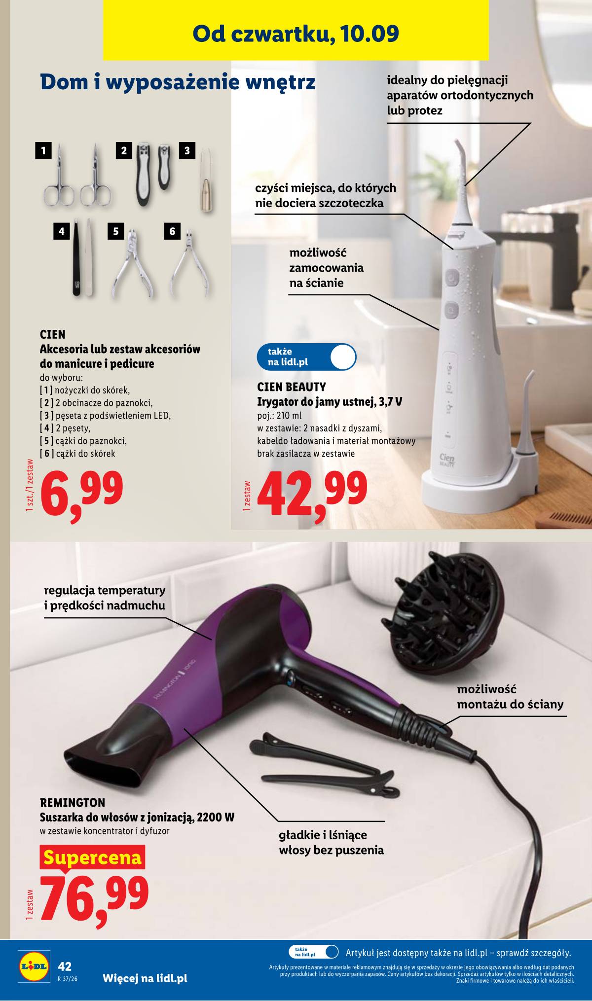 Lidl Lenkija - Gazetka ważna od 07.09. do 12.09. 48 puslapis