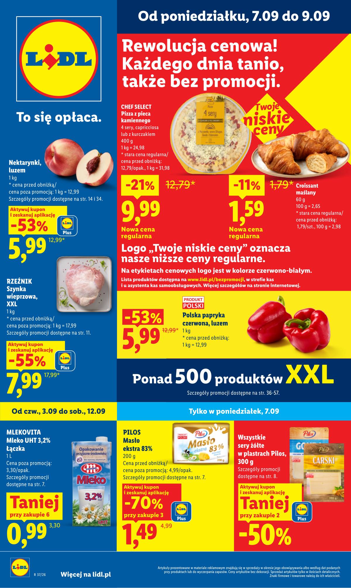 Lidl Lenkija - Gazetka ważna od 7.09 do 9.09 1 puslapis