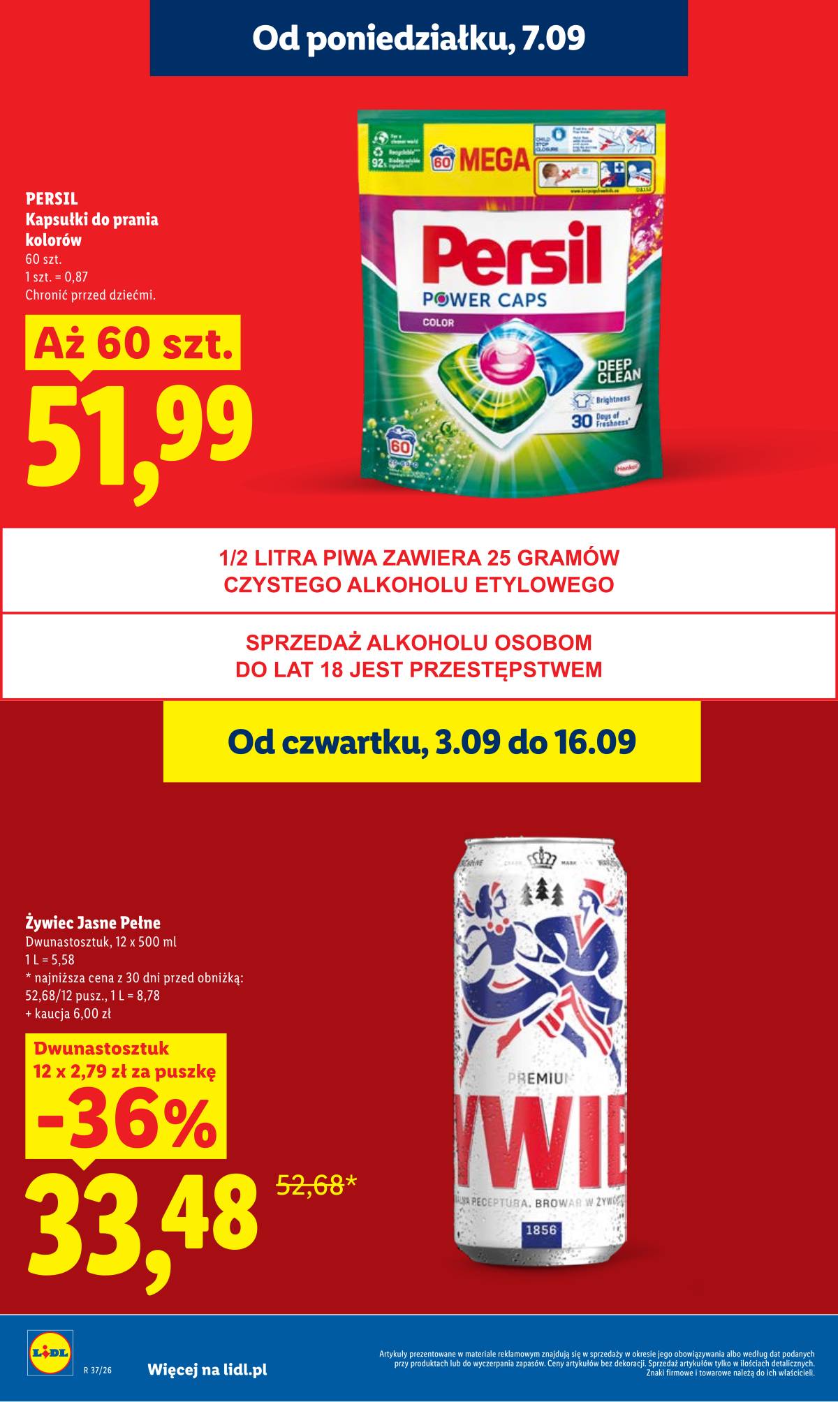 Lidl Lenkija - Gazetka ważna od 7.09 do 9.09 20 puslapis
