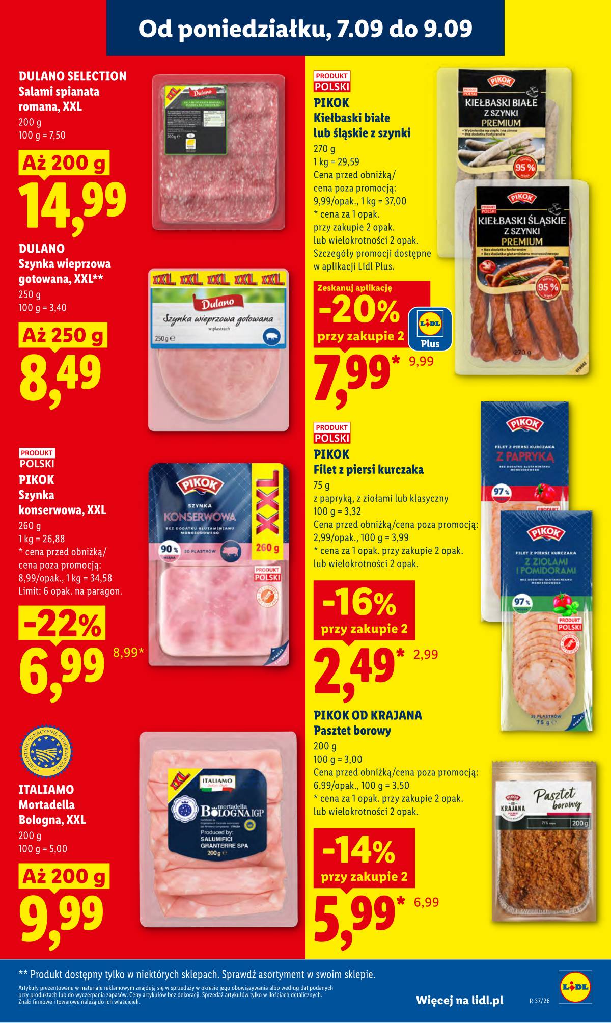 Lidl Lenkija - Gazetka ważna od 7.09 do 9.09 37 puslapis