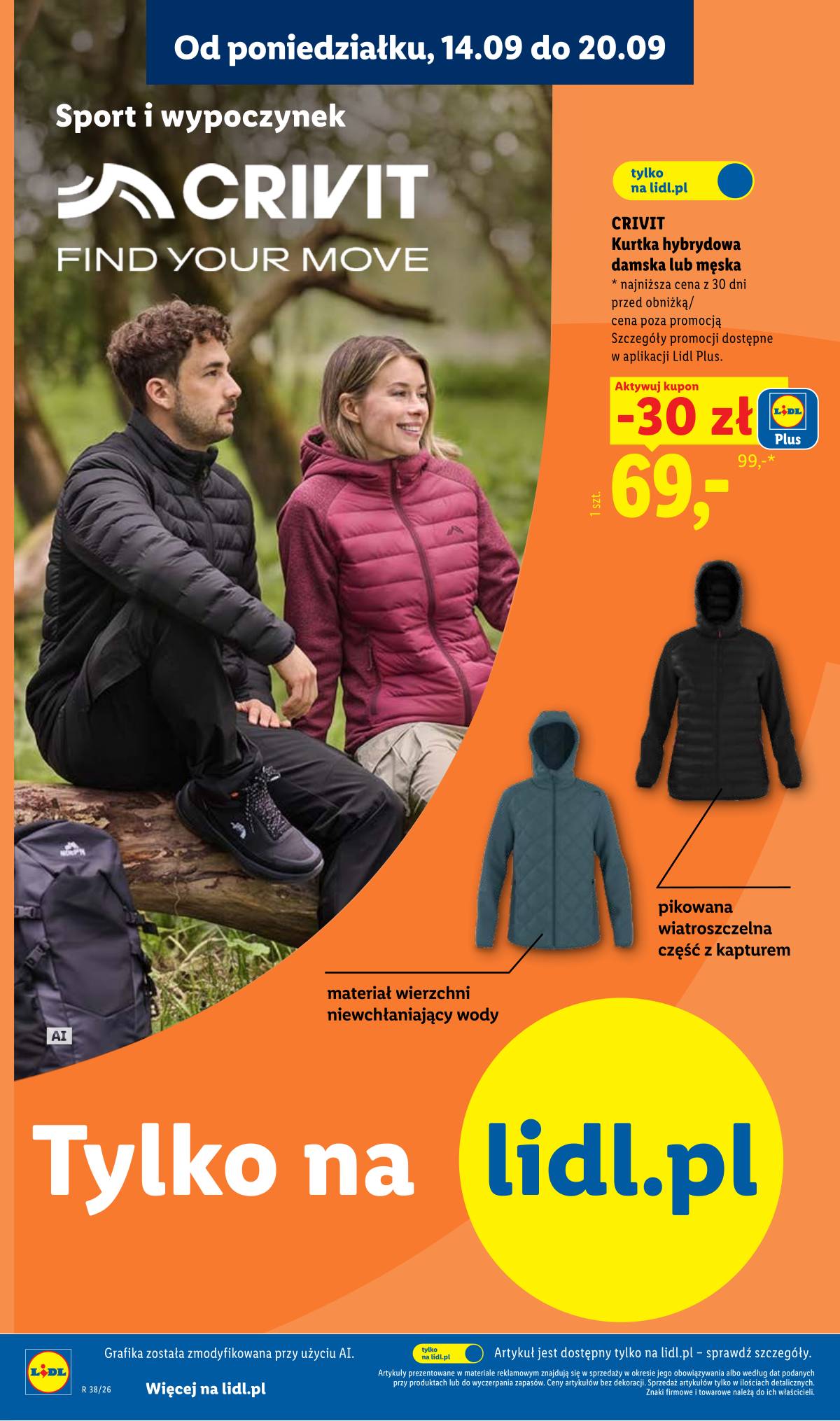 Lidl Lenkija - Gazetka ważna od 14.09. do 19.09. 10 puslapis
