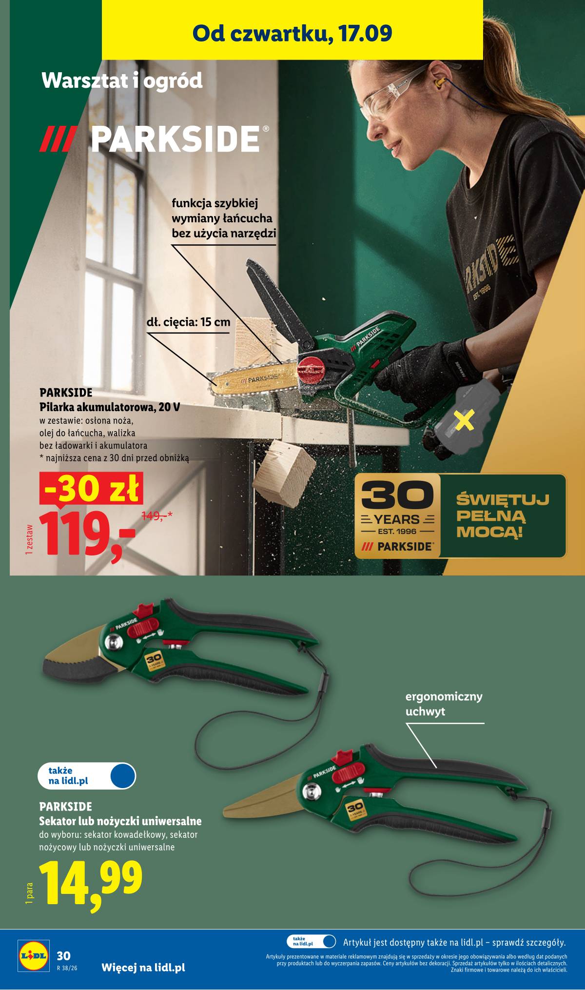 Lidl Lenkija - Gazetka ważna od 14.09. do 19.09. 38 puslapis