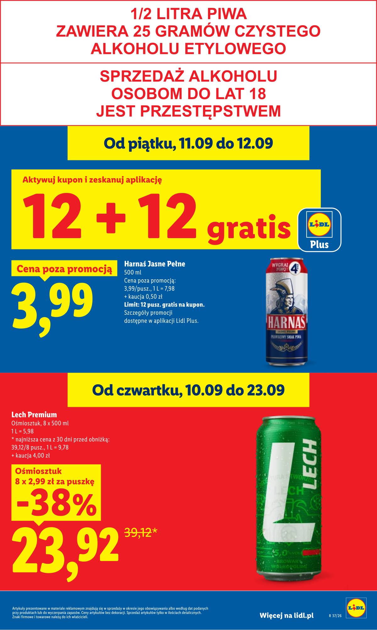 Lidl Lenkija - Gazetka ważna od 10.09 do 12.09 25 puslapis