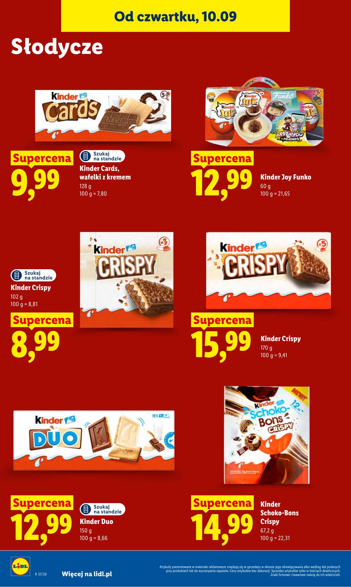 Lidl Lenkija - Gazetka ważna od 10.09 do 12.09 66 puslapis