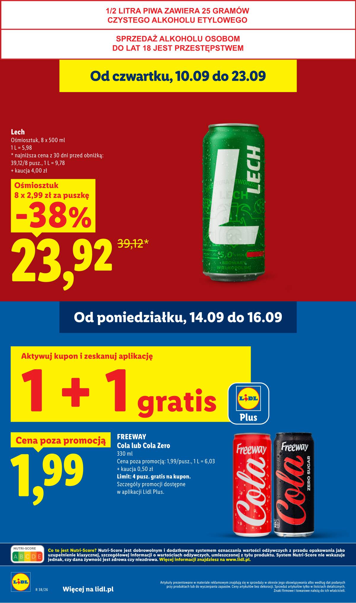 Lidl Lenkija - Gazetka ważna od 14.09 do 16.09 18 puslapis