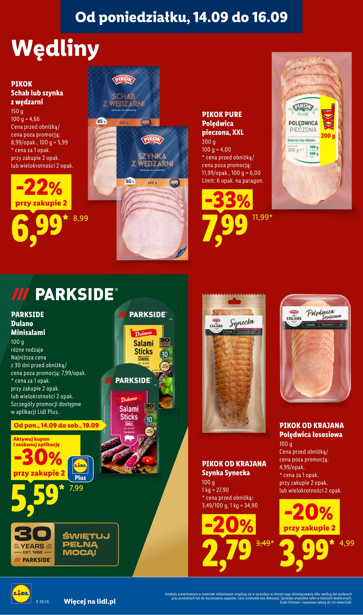 Lidl Lenkija - Gazetka ważna od 14.09 do 16.09 40 puslapis