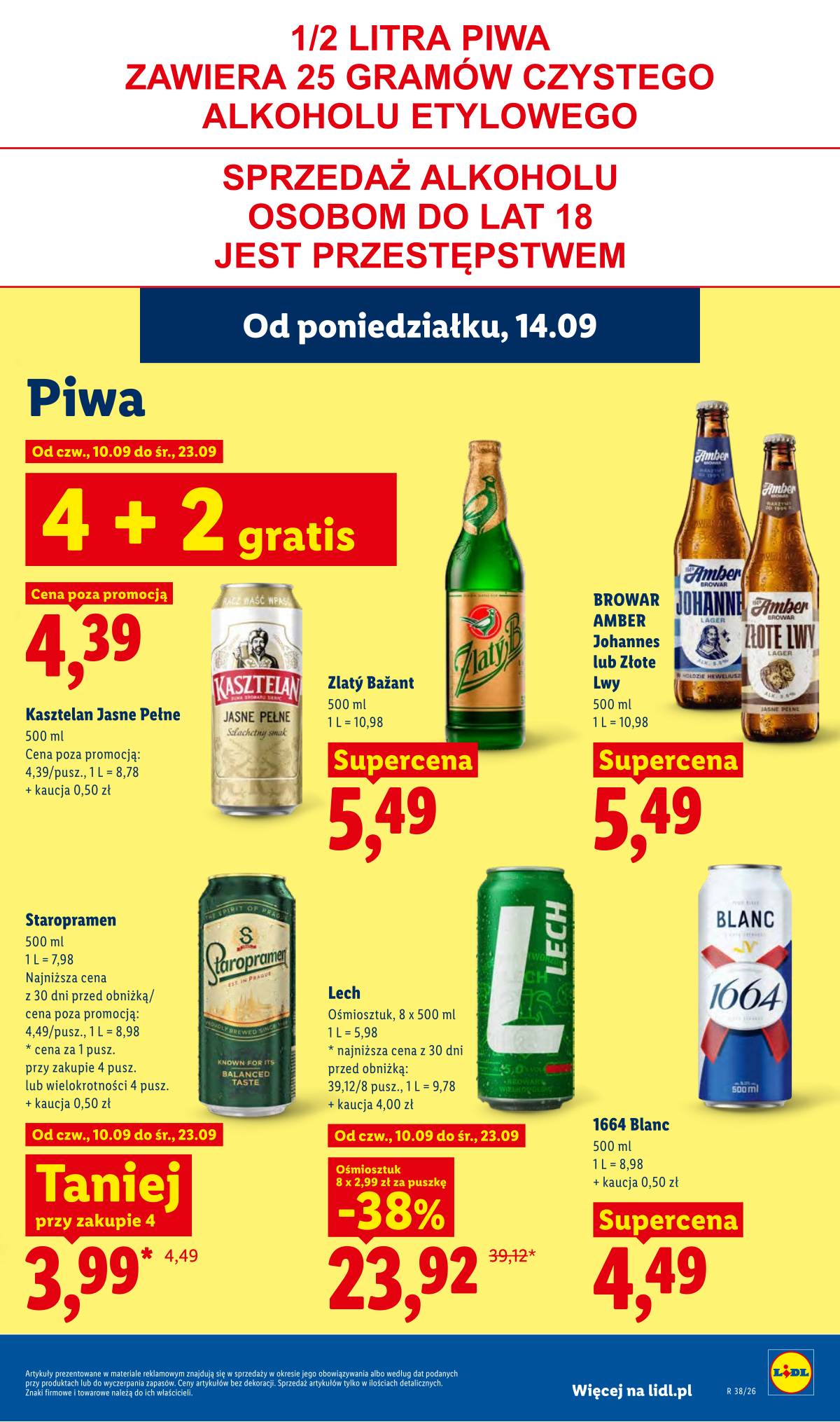 Lidl Lenkija - Gazetka ważna od 14.09 do 16.09 61 puslapis