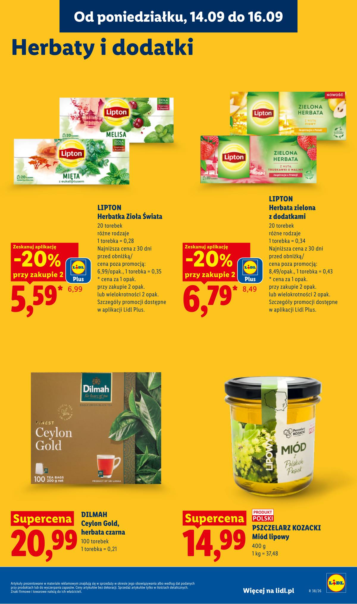 Lidl Lenkija - Gazetka ważna od 14.09 do 16.09 67 puslapis