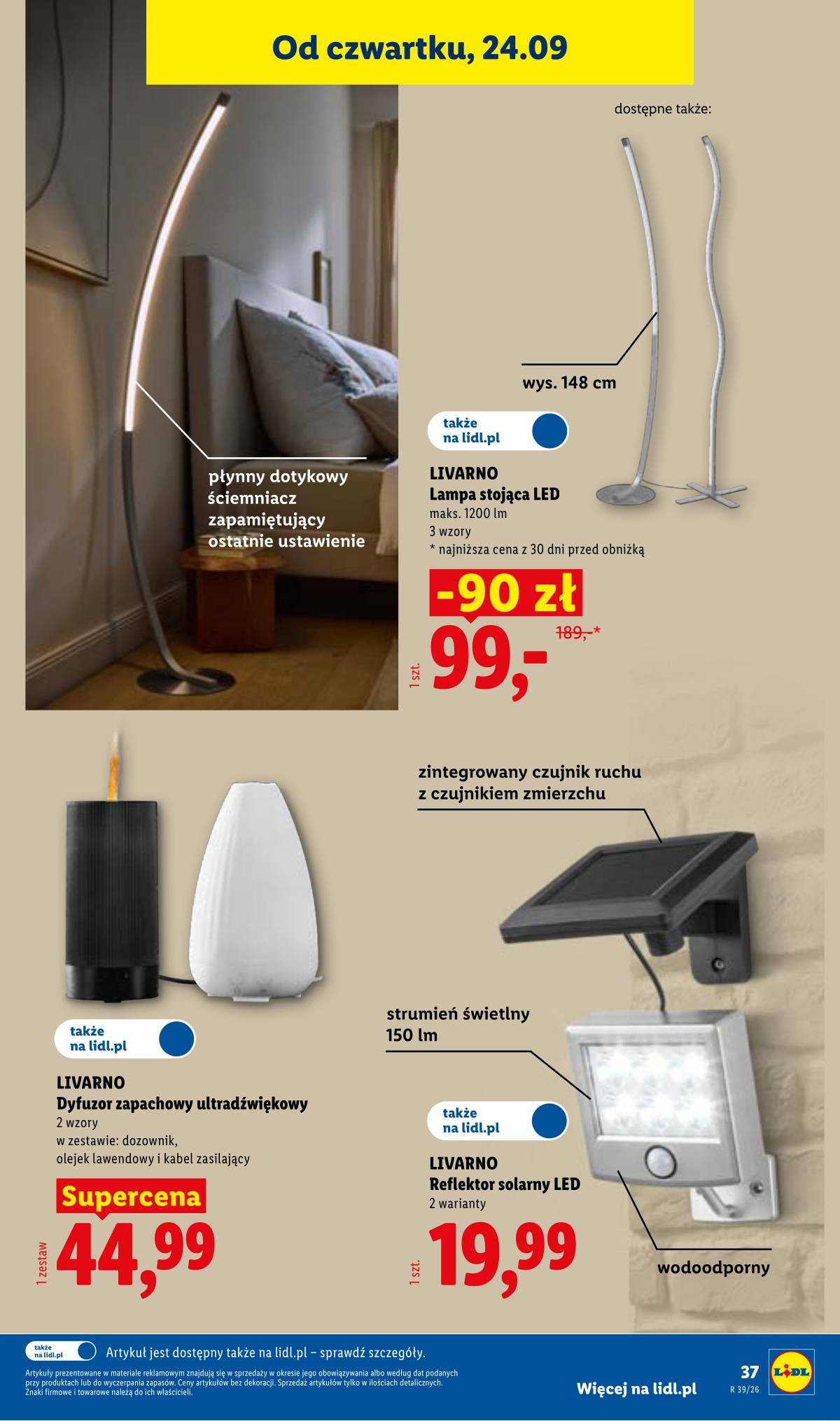 Lidl Lenkija - Gazetka ważna od 21.09 do 26.09 45 puslapis