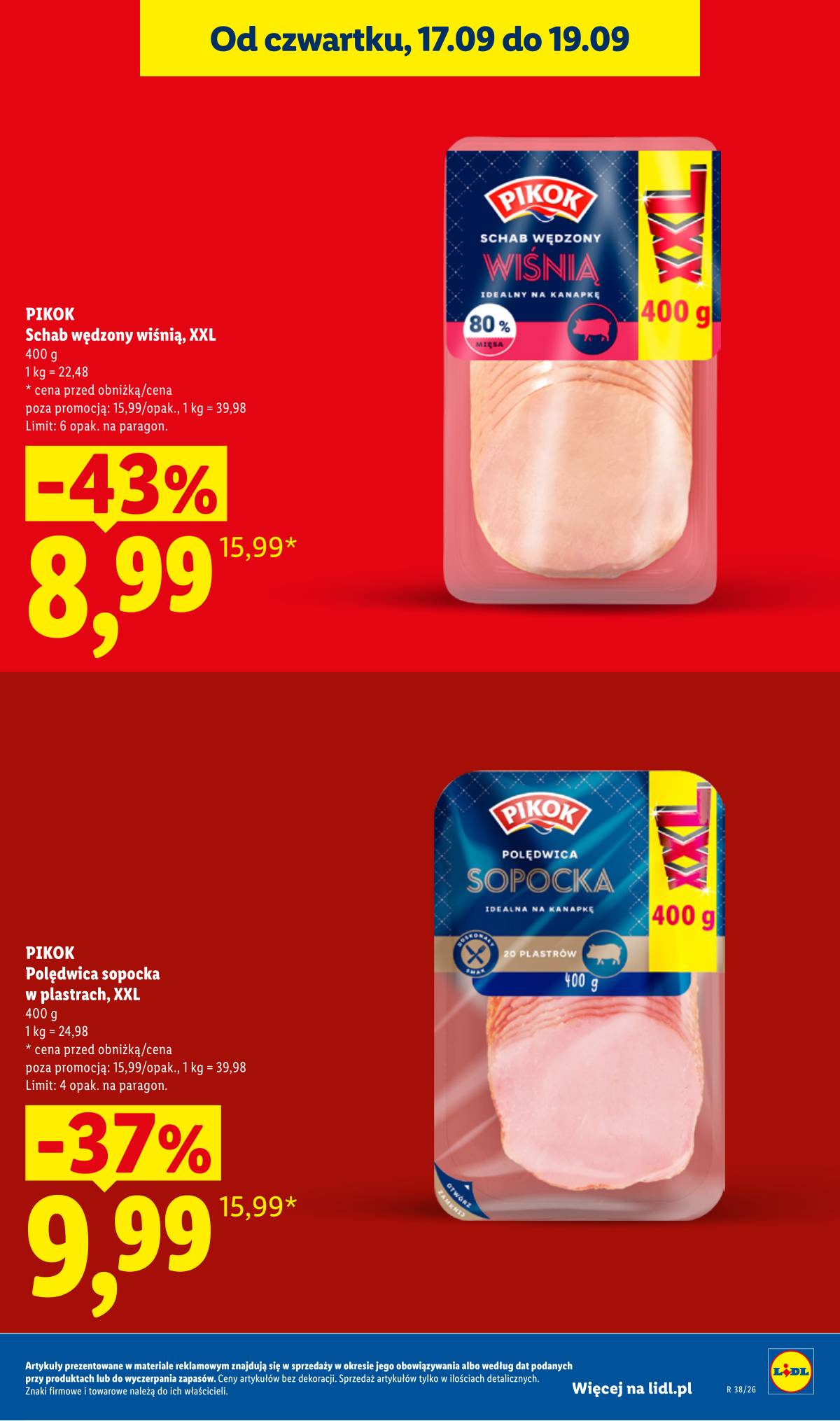 Lidl Lenkija - Gazetka ważna od 17.09 do 19.09 17 puslapis