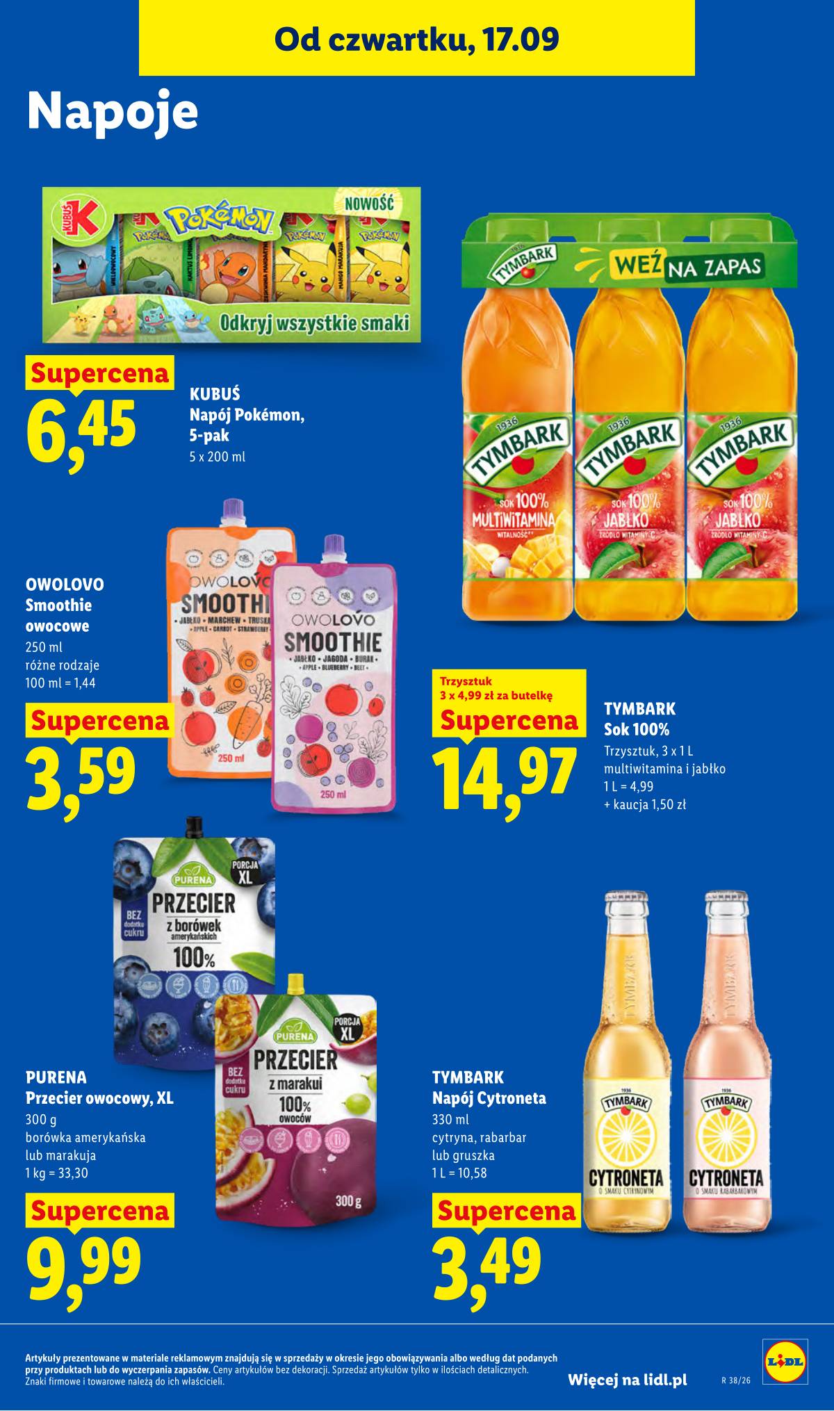 Lidl Lenkija - Gazetka ważna od 17.09 do 19.09 67 puslapis