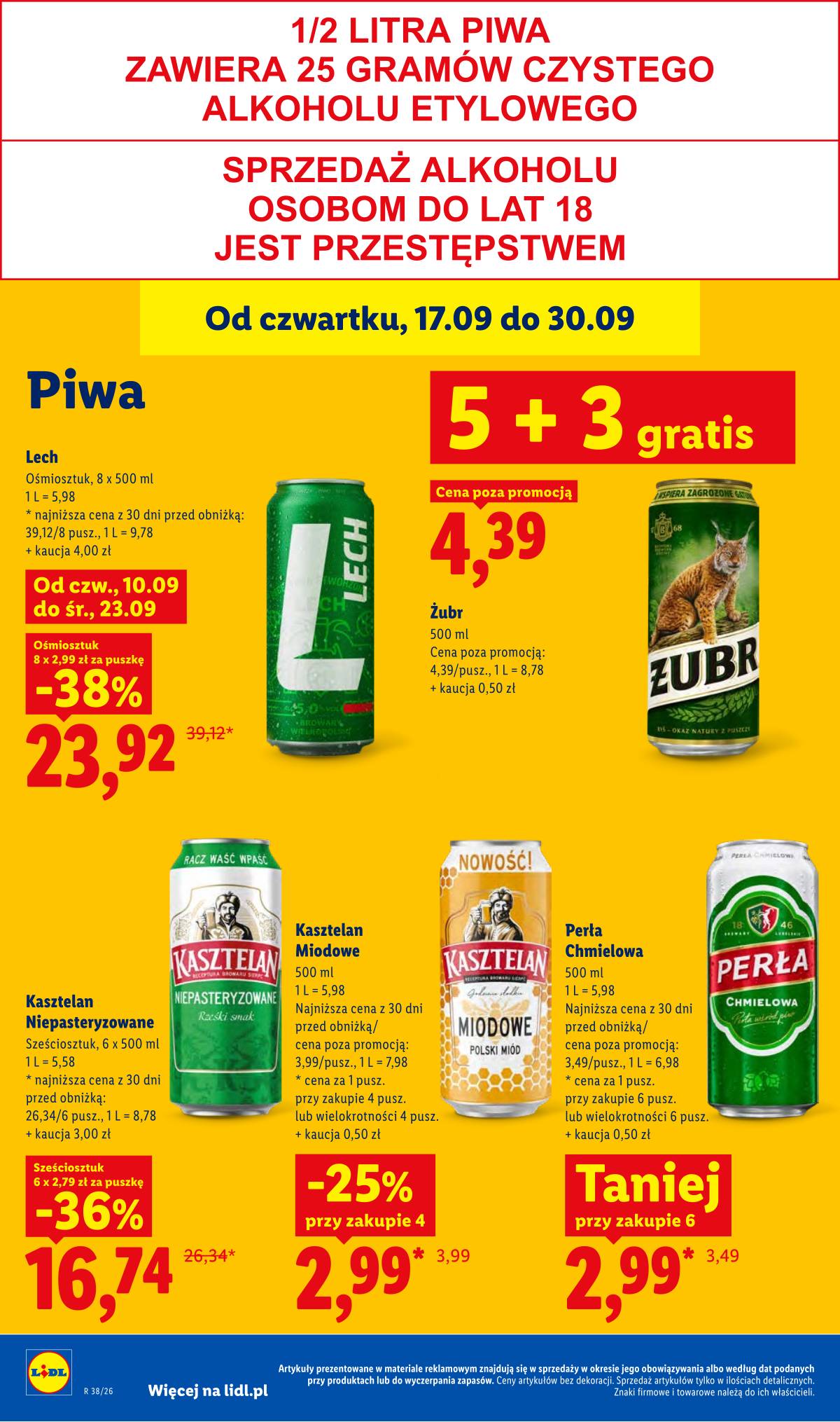 Lidl Lenkija - Gazetka ważna od 17.09 do 19.09 68 puslapis