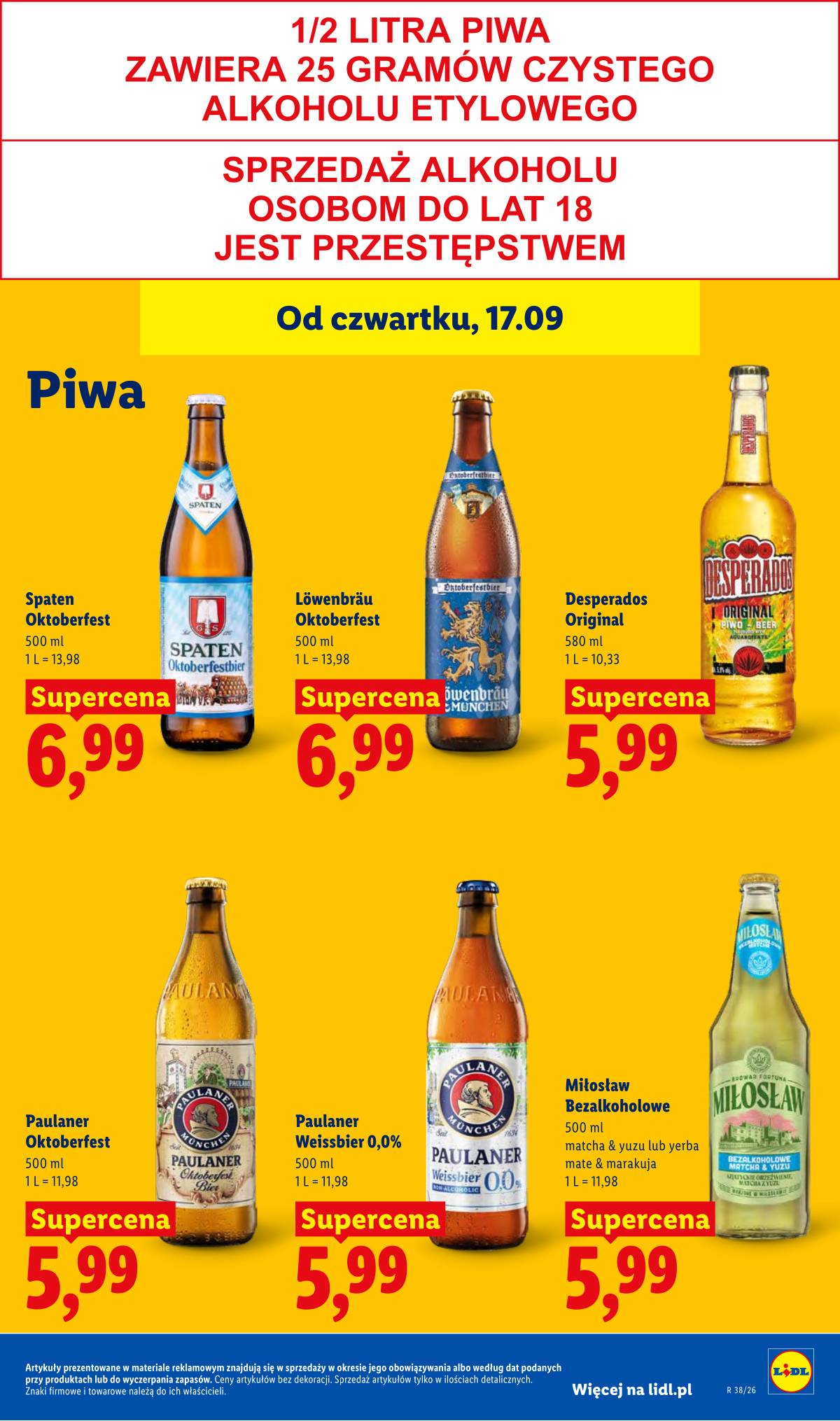 Lidl Lenkija - Gazetka ważna od 17.09 do 19.09 69 puslapis
