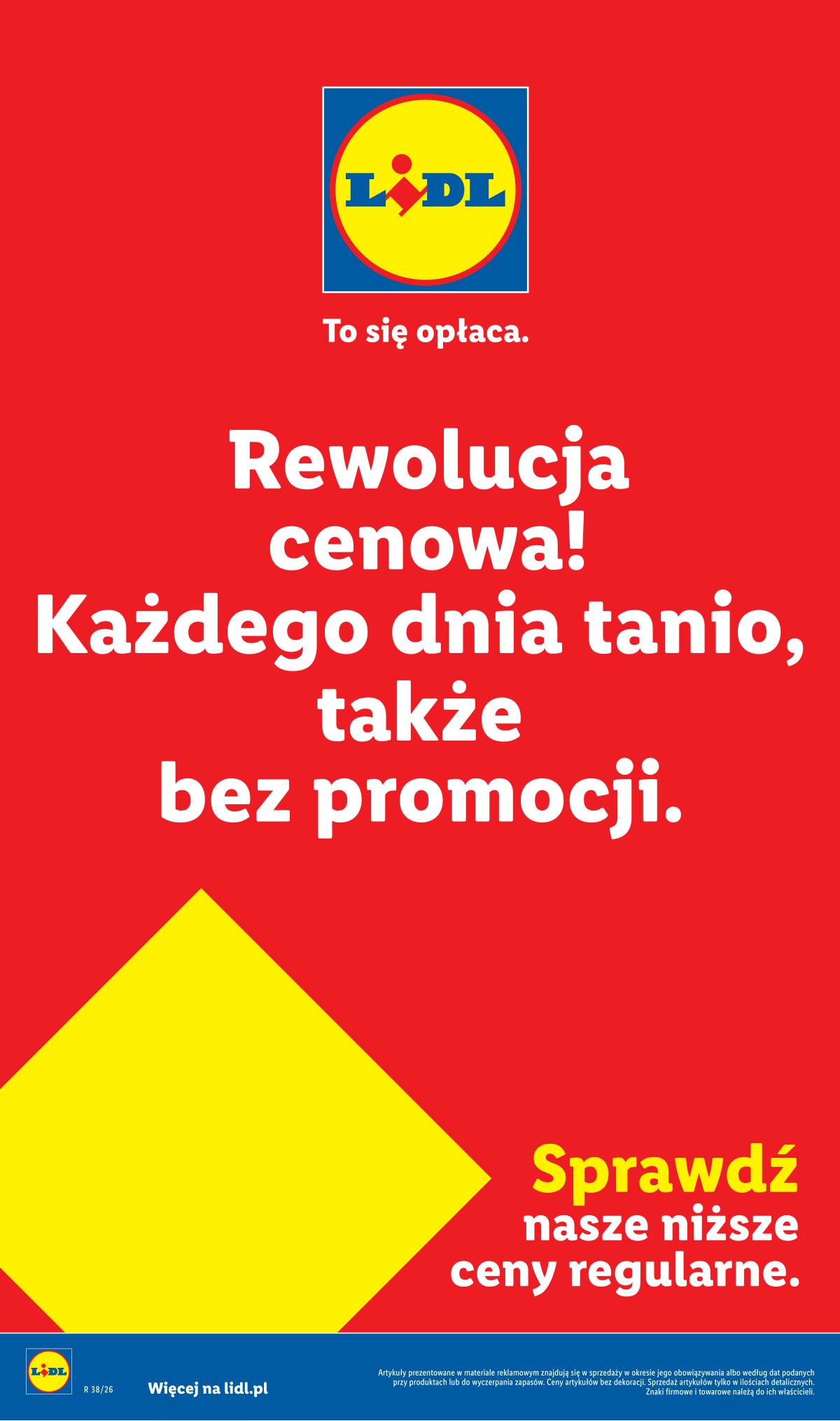 Lidl Lenkija - Rewolucja cenowa! 1 puslapis