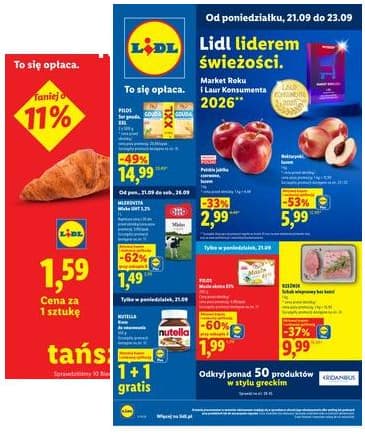 Lidl Lenkija - Gazetka ważna od 21.09. do 23.09 2026-09-21 – 2026-09-23