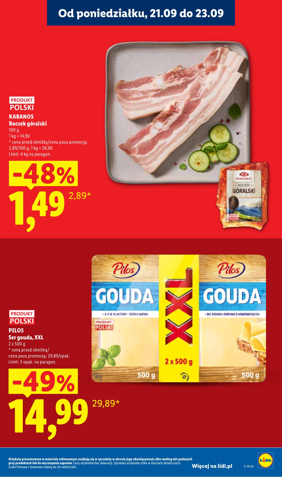 Lidl Lenkija - Gazetka ważna od 21.09. do 23.09 15 puslapis