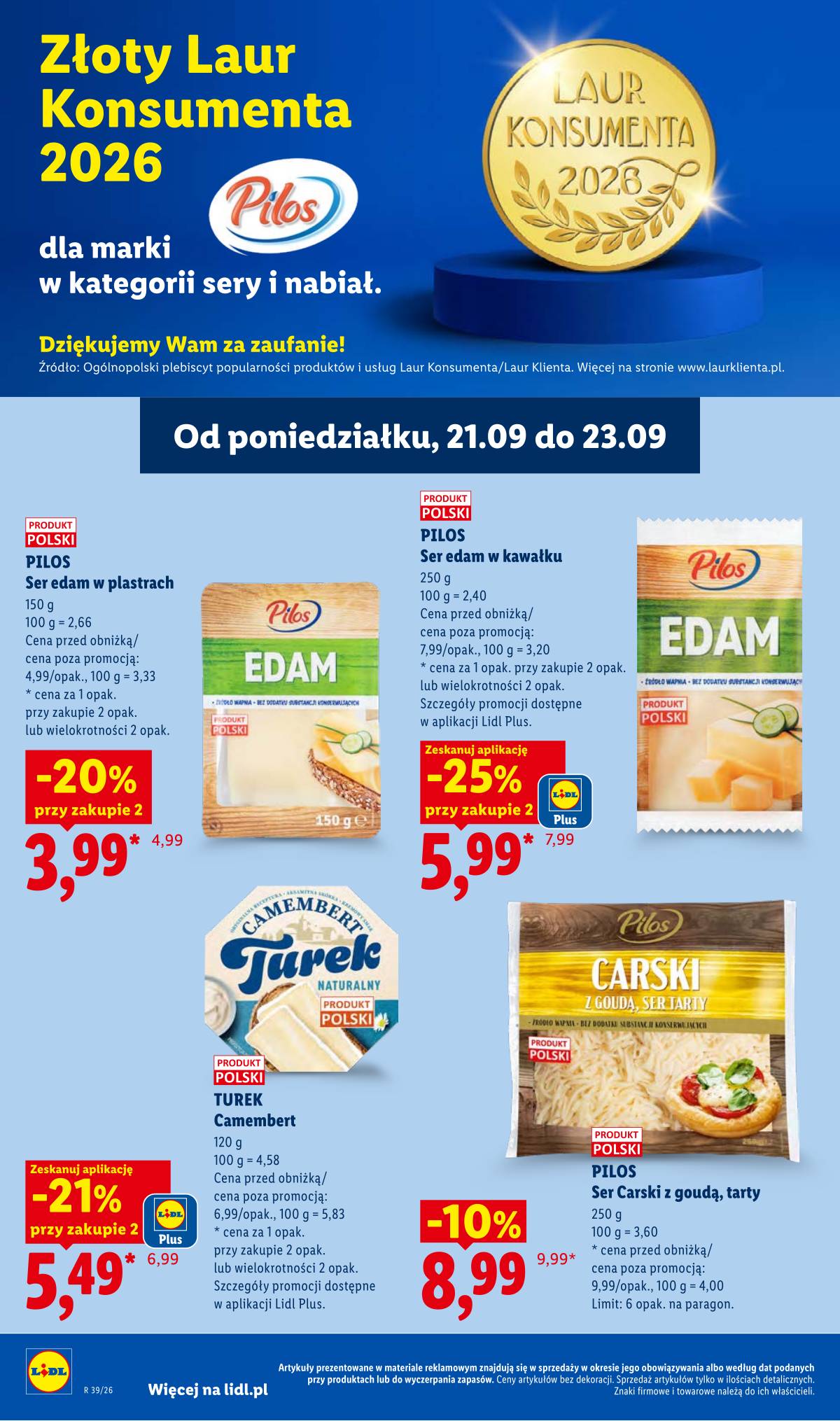 Lidl Lenkija - Gazetka ważna od 21.09. do 23.09 66 puslapis