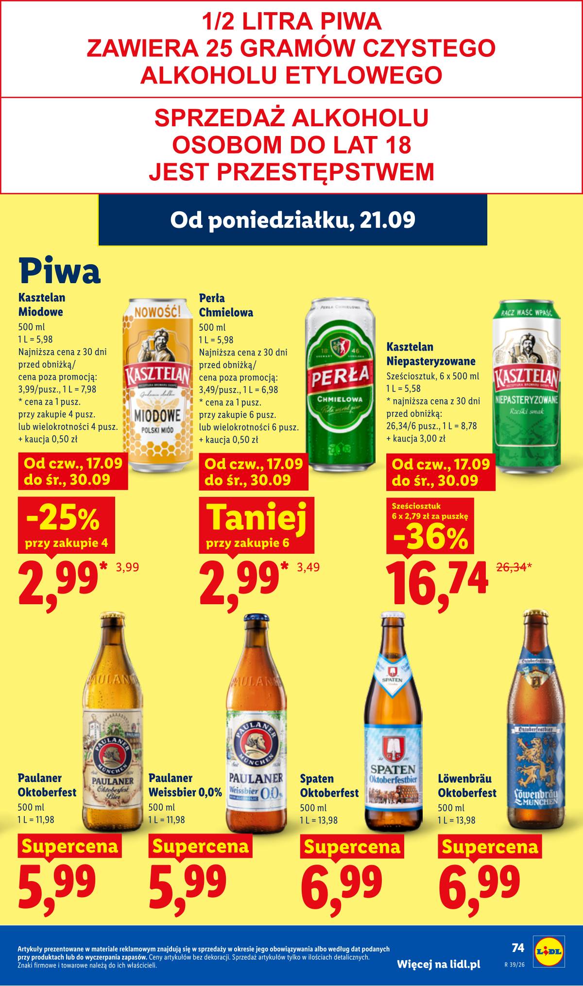 Lidl Lenkija - Gazetka ważna od 21.09. do 23.09 79 puslapis