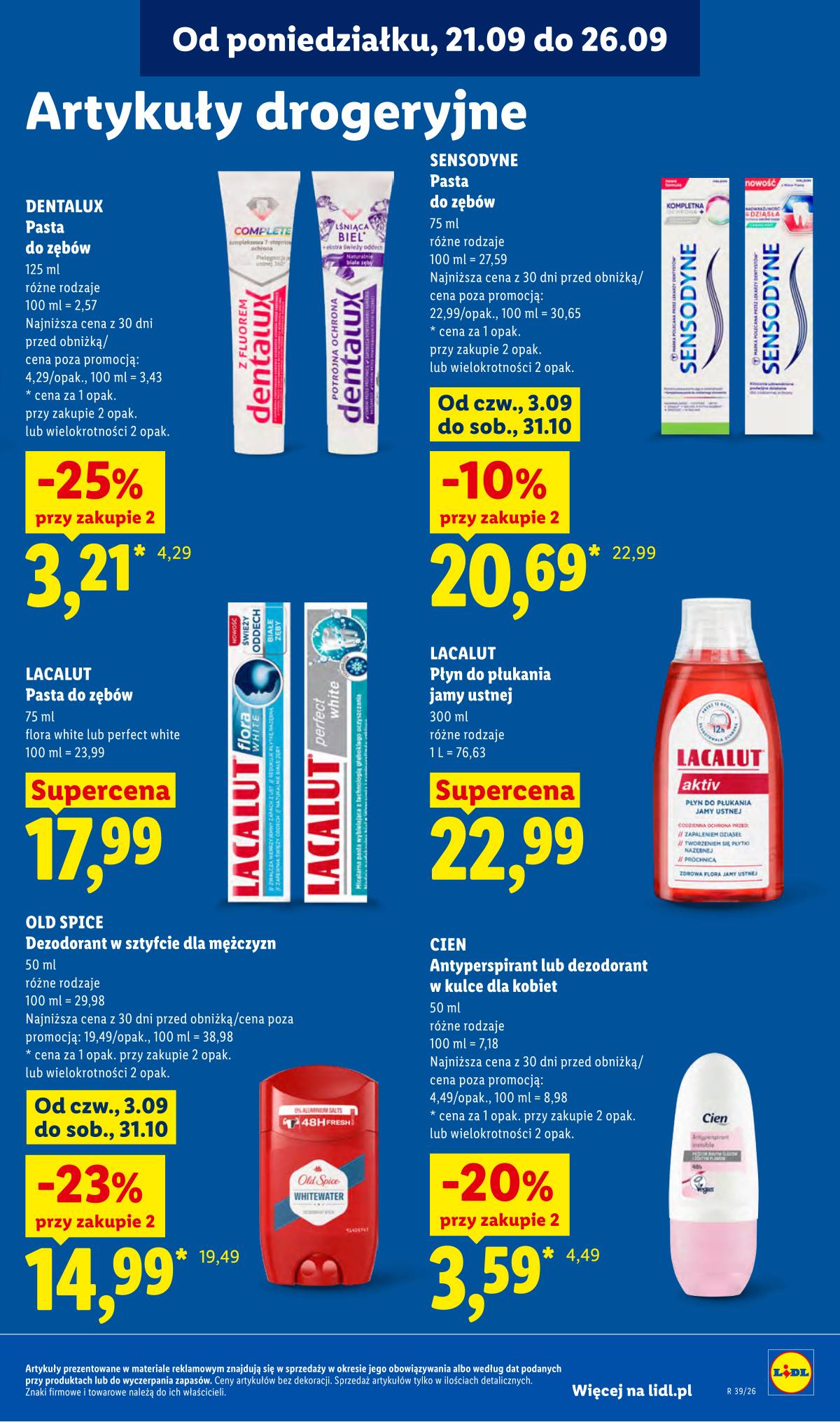 Lidl Lenkija - Gazetka ważna od 21.09. do 23.09 95 puslapis