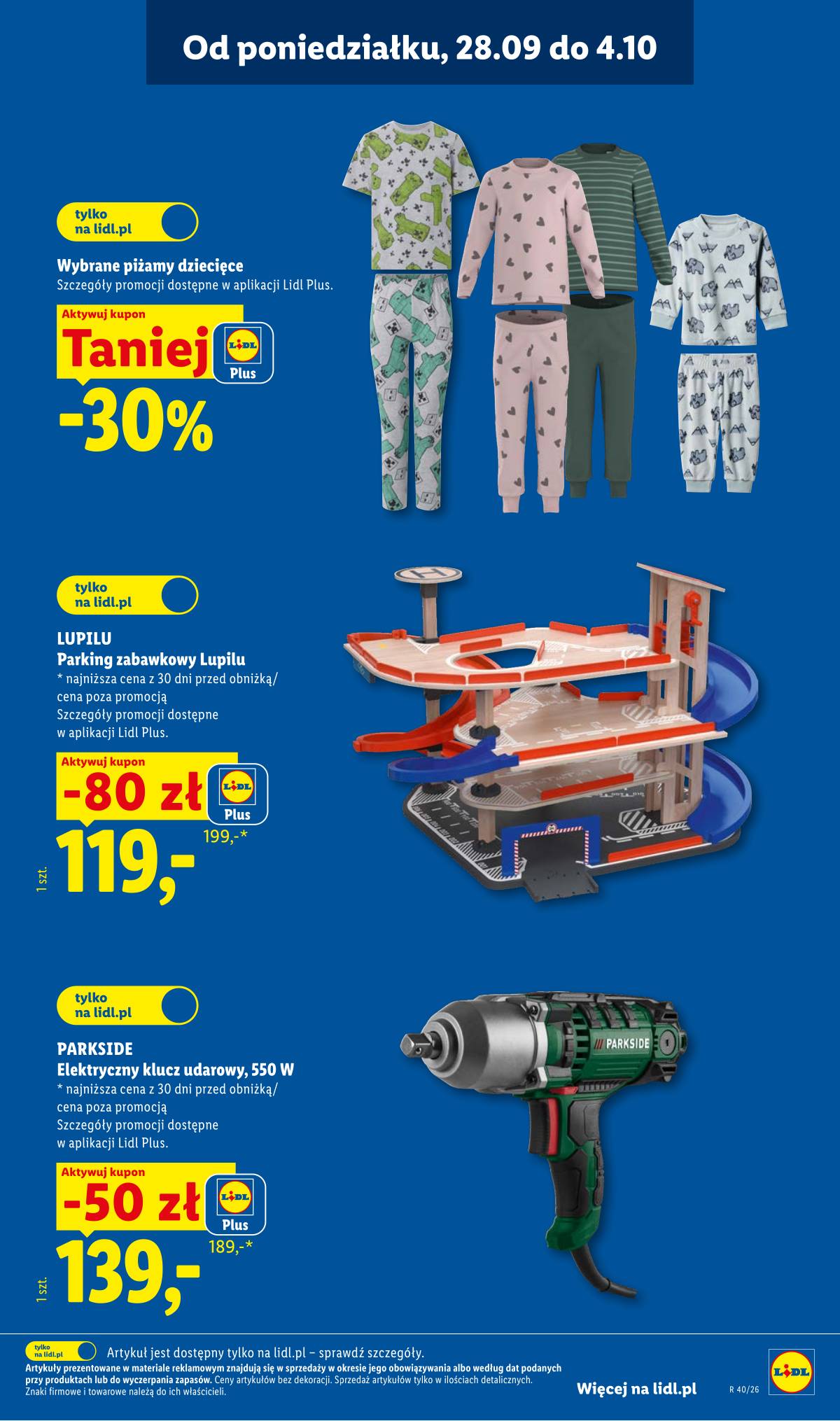 Lidl Lenkija - Gazetka ważna od 28.09. do 03.10. 11 puslapis
