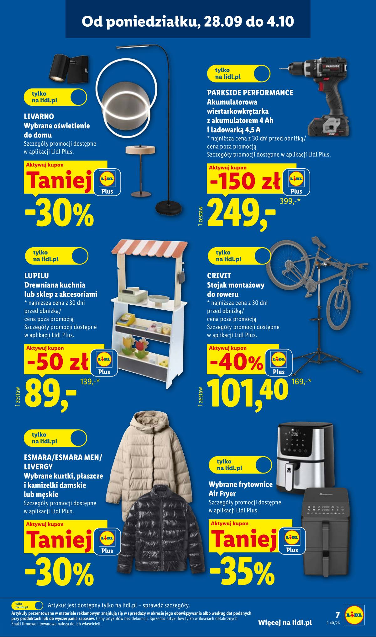 Lidl Lenkija - Gazetka ważna od 28.09. do 03.10. 7 puslapis