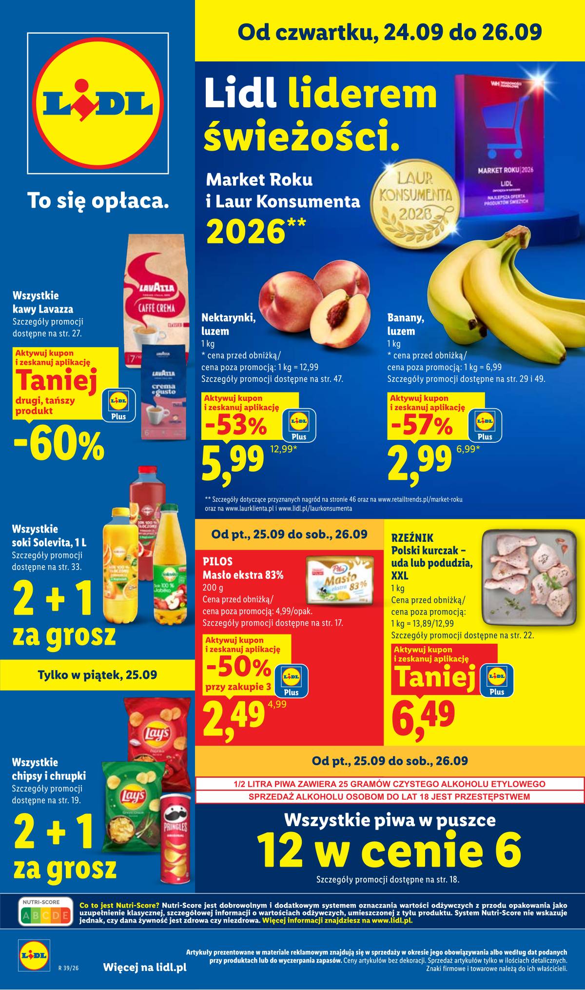 Lidl Lenkija - Gazetka ważna od 24.09 do 26.09 1 puslapis