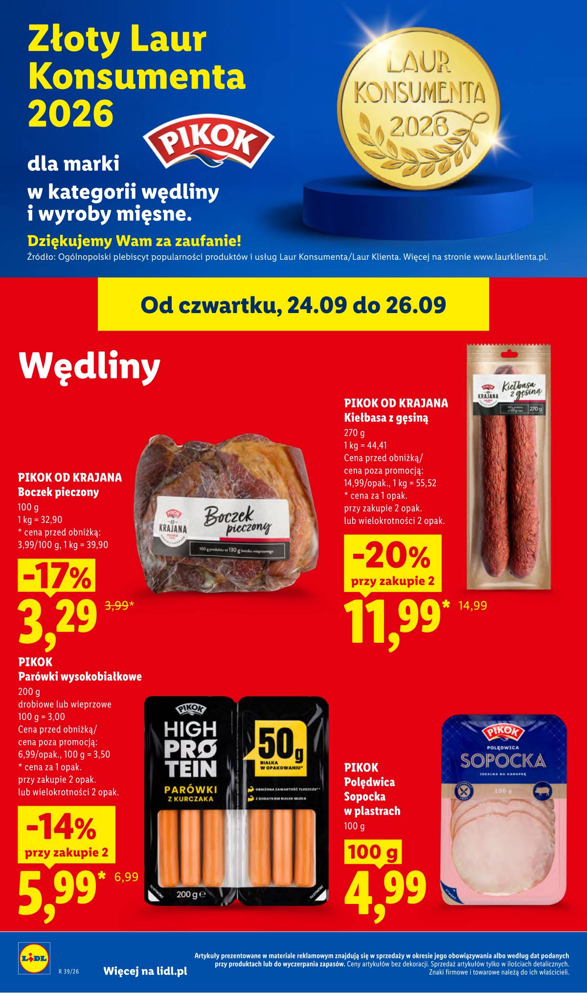Lidl Lenkija - Gazetka ważna od 24.09 do 26.09 62 puslapis