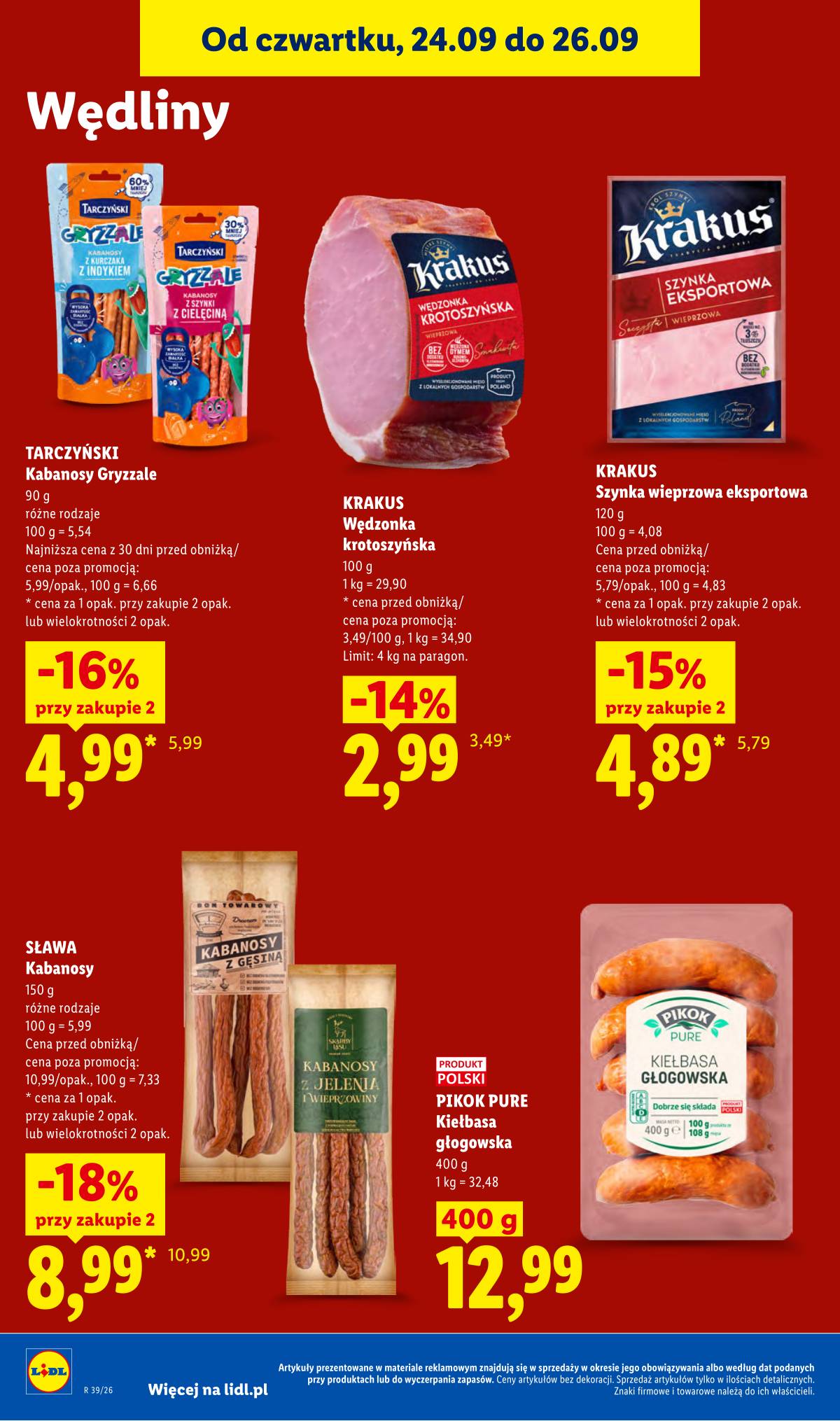 Lidl Lenkija - Gazetka ważna od 24.09 do 26.09 64 puslapis