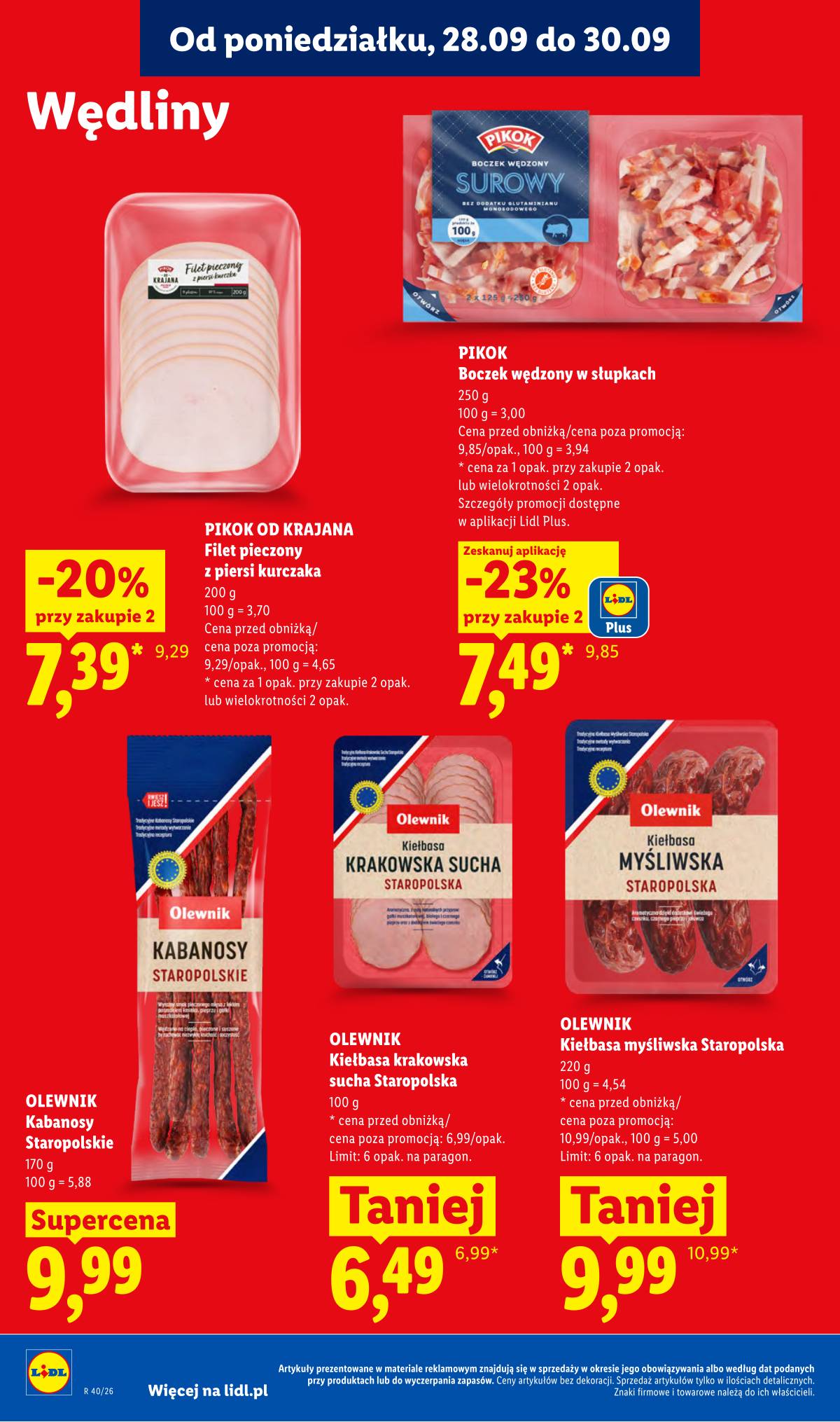 Lidl Lenkija - Gazetka ważna od 28.09 do 30.09 58 puslapis