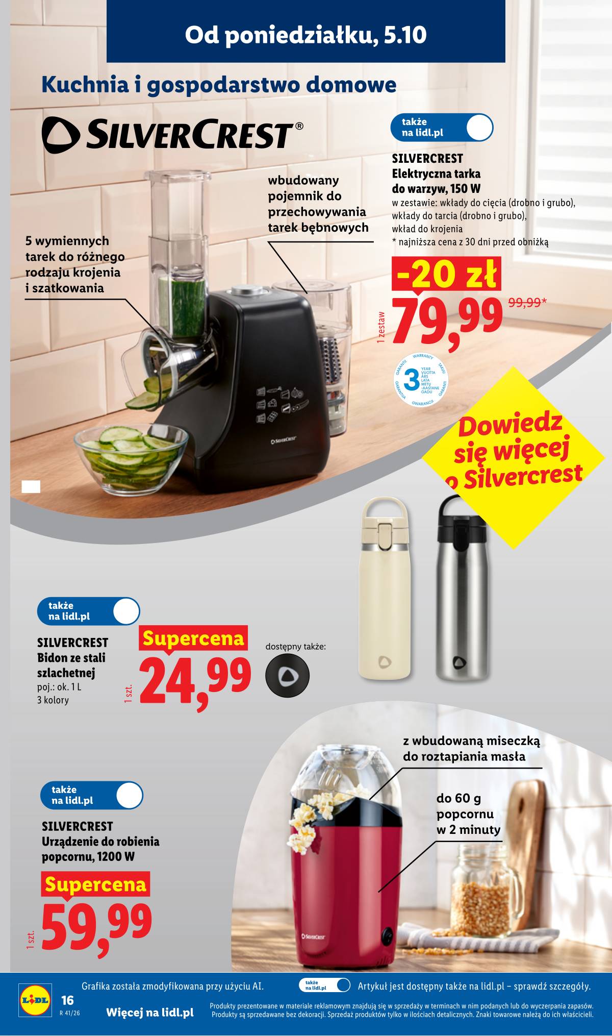 Lidl Lenkija - Gazetka ważna od 05.10 do 10.10 20 puslapis