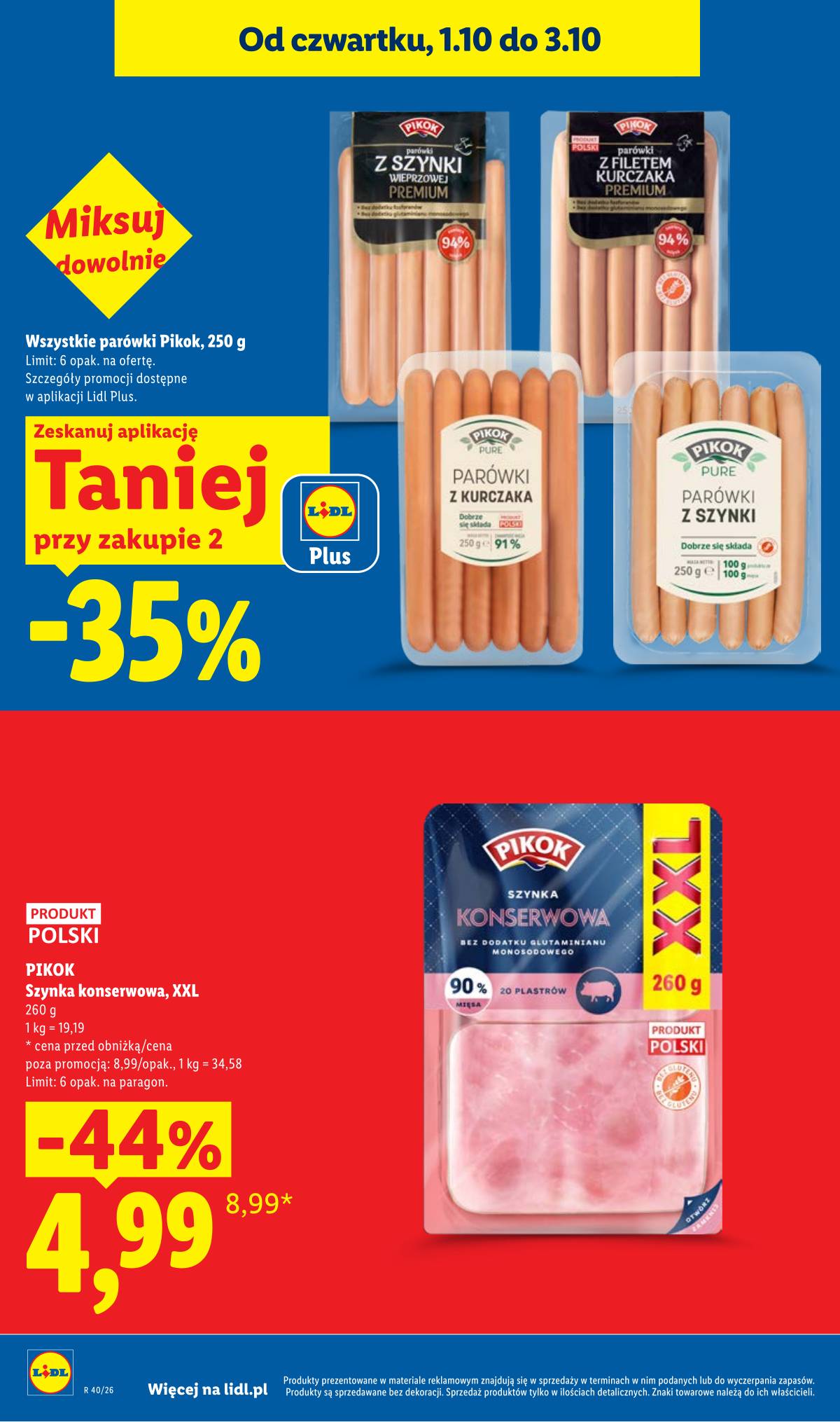 Lidl Lenkija - Gazetka ważna od 1.10 do 3.10 10 puslapis