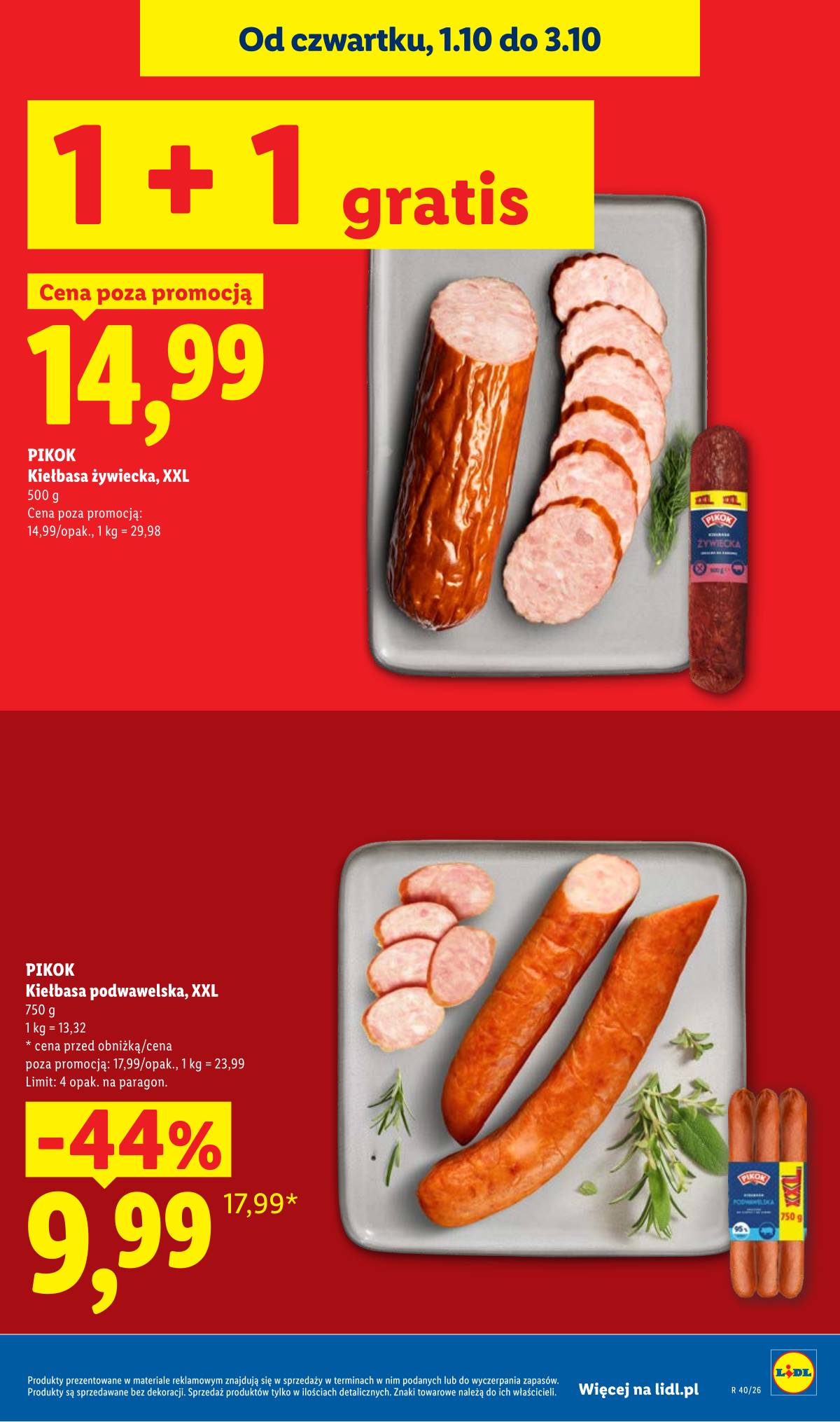 Lidl Lenkija - Gazetka ważna od 1.10 do 3.10 11 puslapis