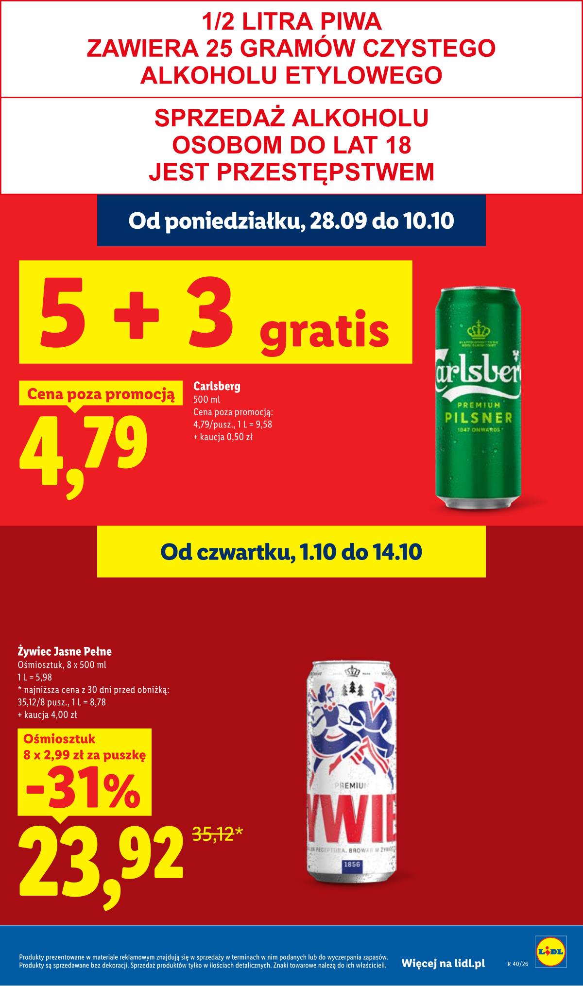 Lidl Lenkija - Gazetka ważna od 1.10 do 3.10 21 puslapis
