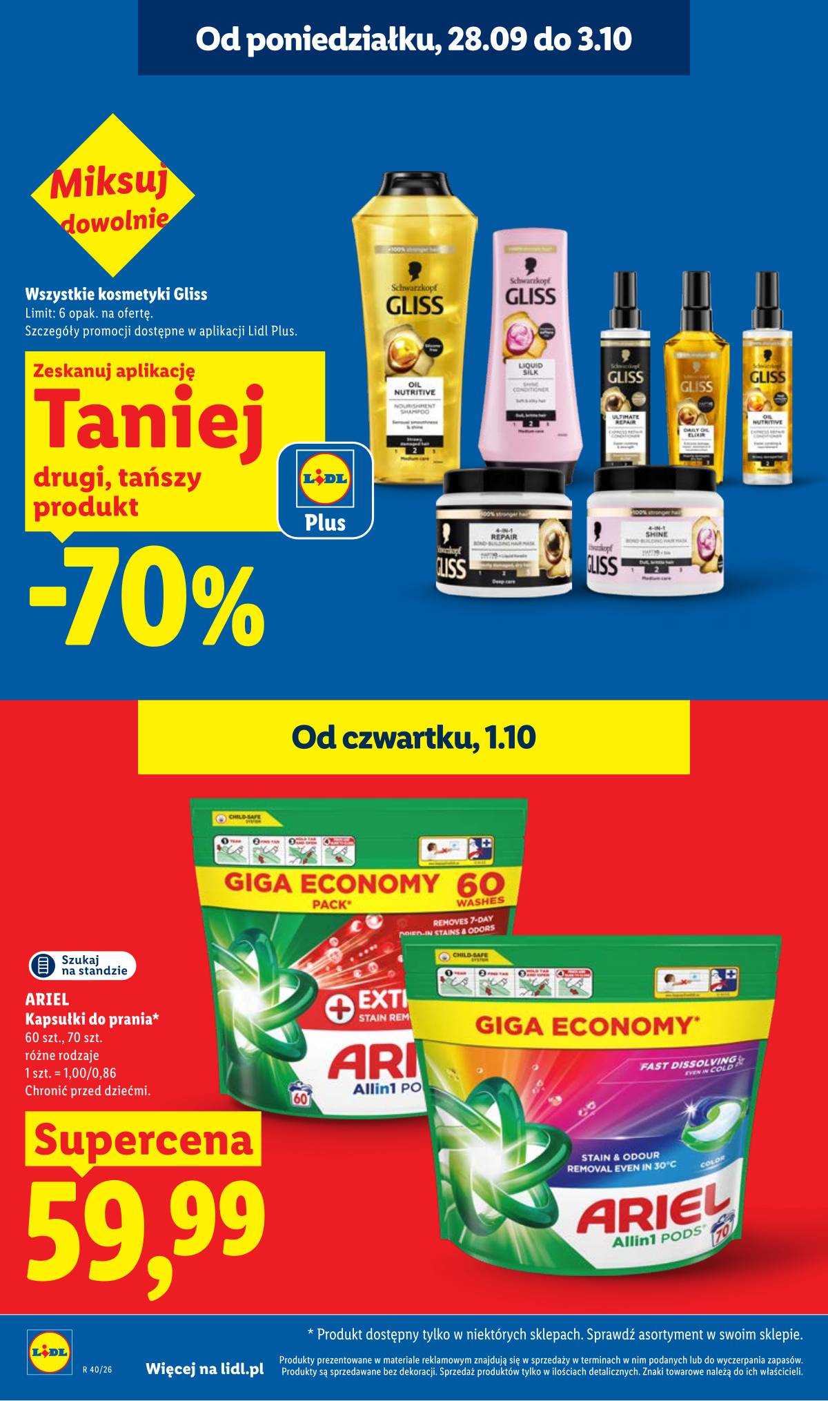Lidl Lenkija - Gazetka ważna od 1.10 do 3.10 22 puslapis