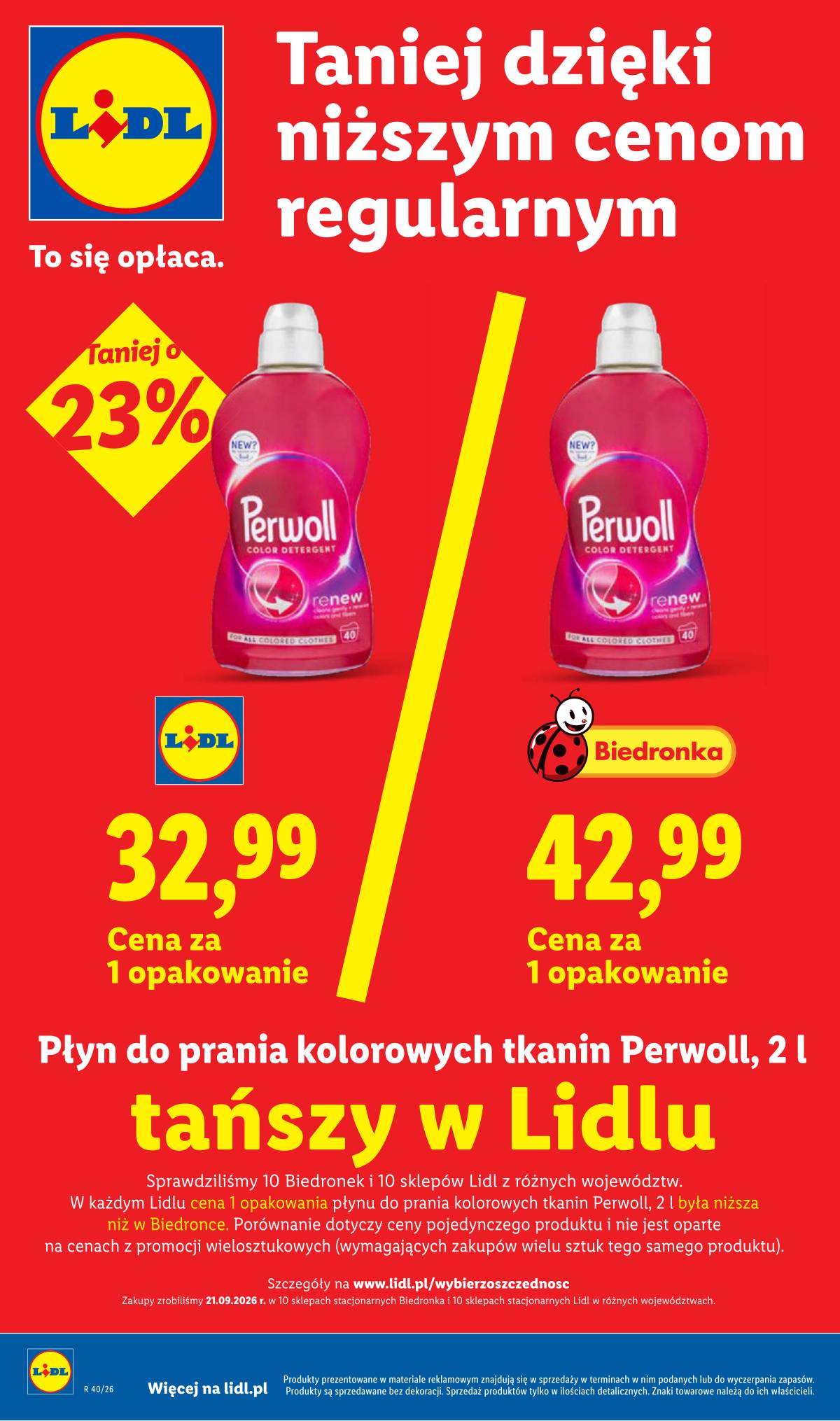 Lidl Lenkija - Gazetka ważna od 1.10 do 3.10 26 puslapis