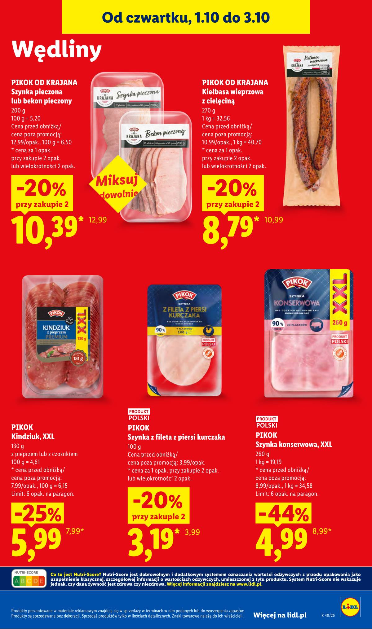 Lidl Lenkija - Gazetka ważna od 1.10 do 3.10 59 puslapis