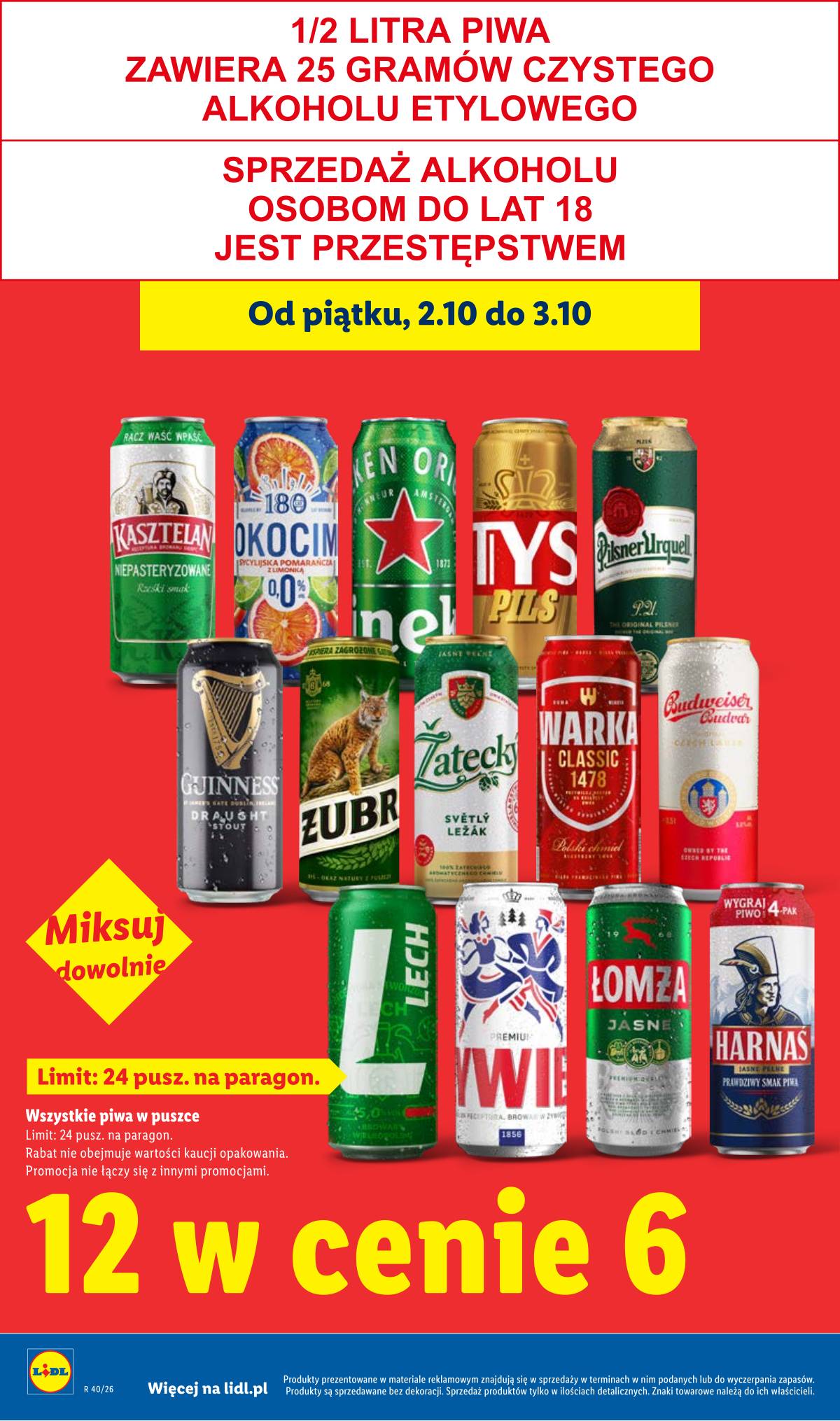 Lidl Lenkija - Gazetka ważna od 1.10 do 3.10 6 puslapis