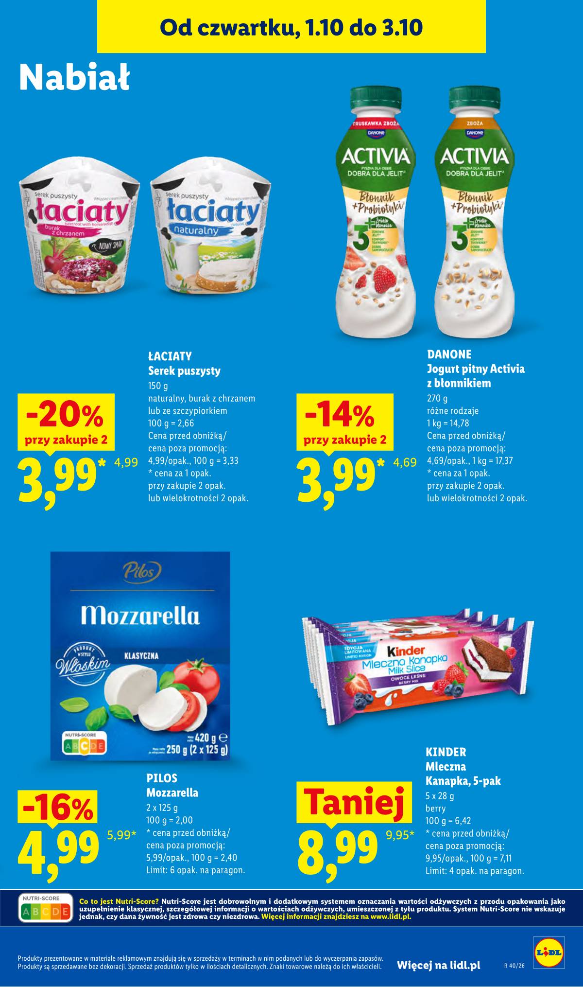 Lidl Lenkija - Gazetka ważna od 1.10 do 3.10 61 puslapis