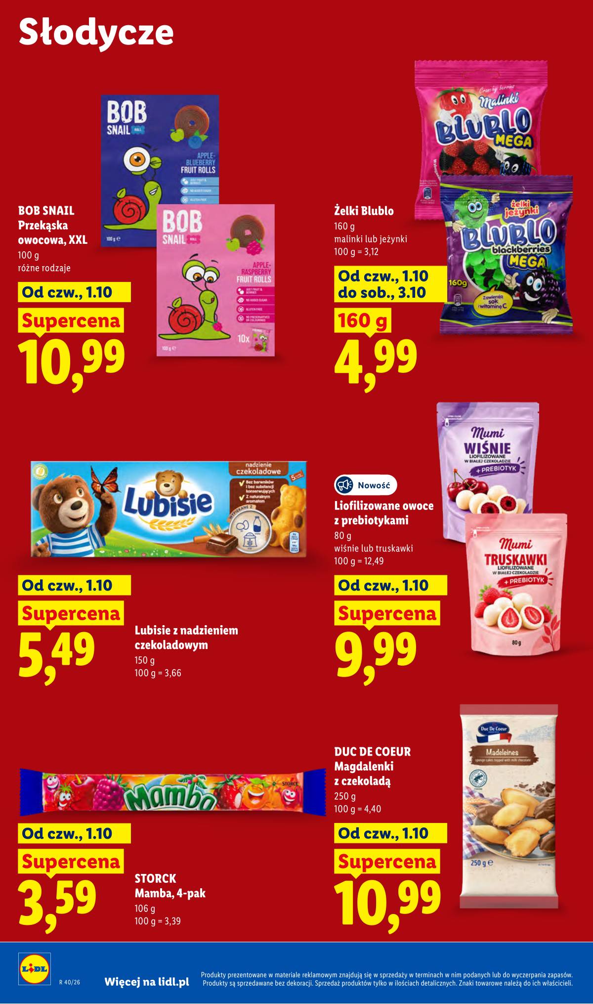 Lidl Lenkija - Gazetka ważna od 1.10 do 3.10 64 puslapis