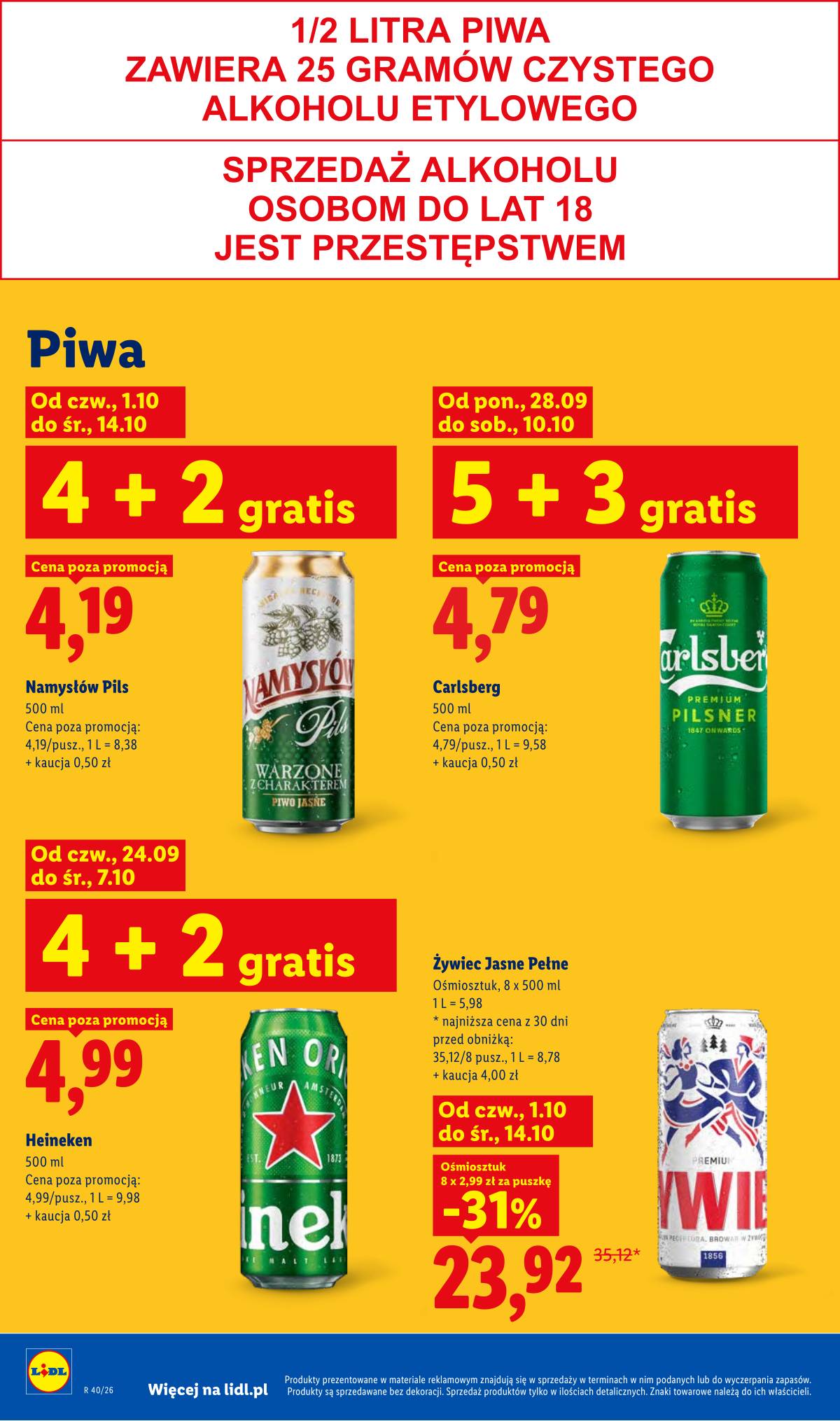 Lidl Lenkija - Gazetka ważna od 1.10 do 3.10 84 puslapis