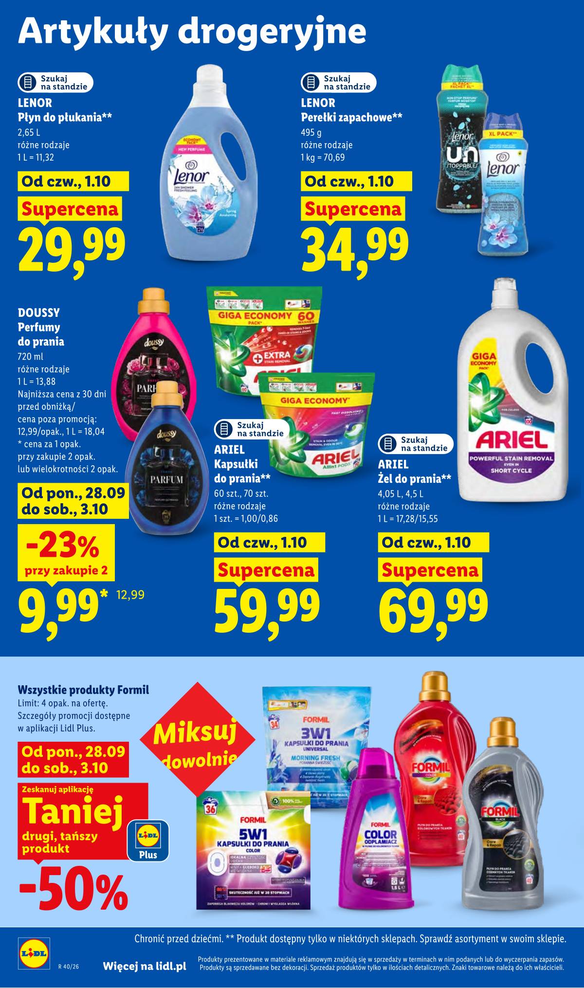 Lidl Lenkija - Gazetka ważna od 1.10 do 3.10 98 puslapis