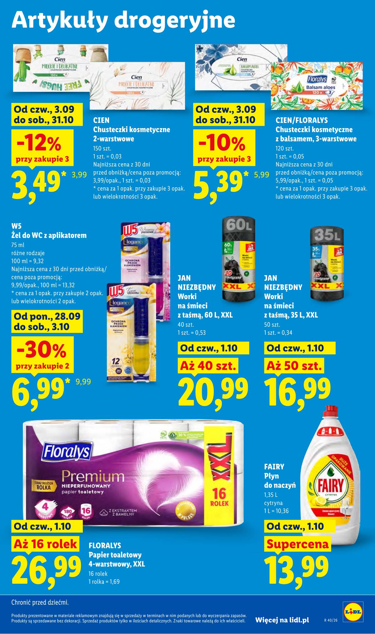 Lidl Lenkija - Gazetka ważna od 1.10 do 3.10 99 puslapis