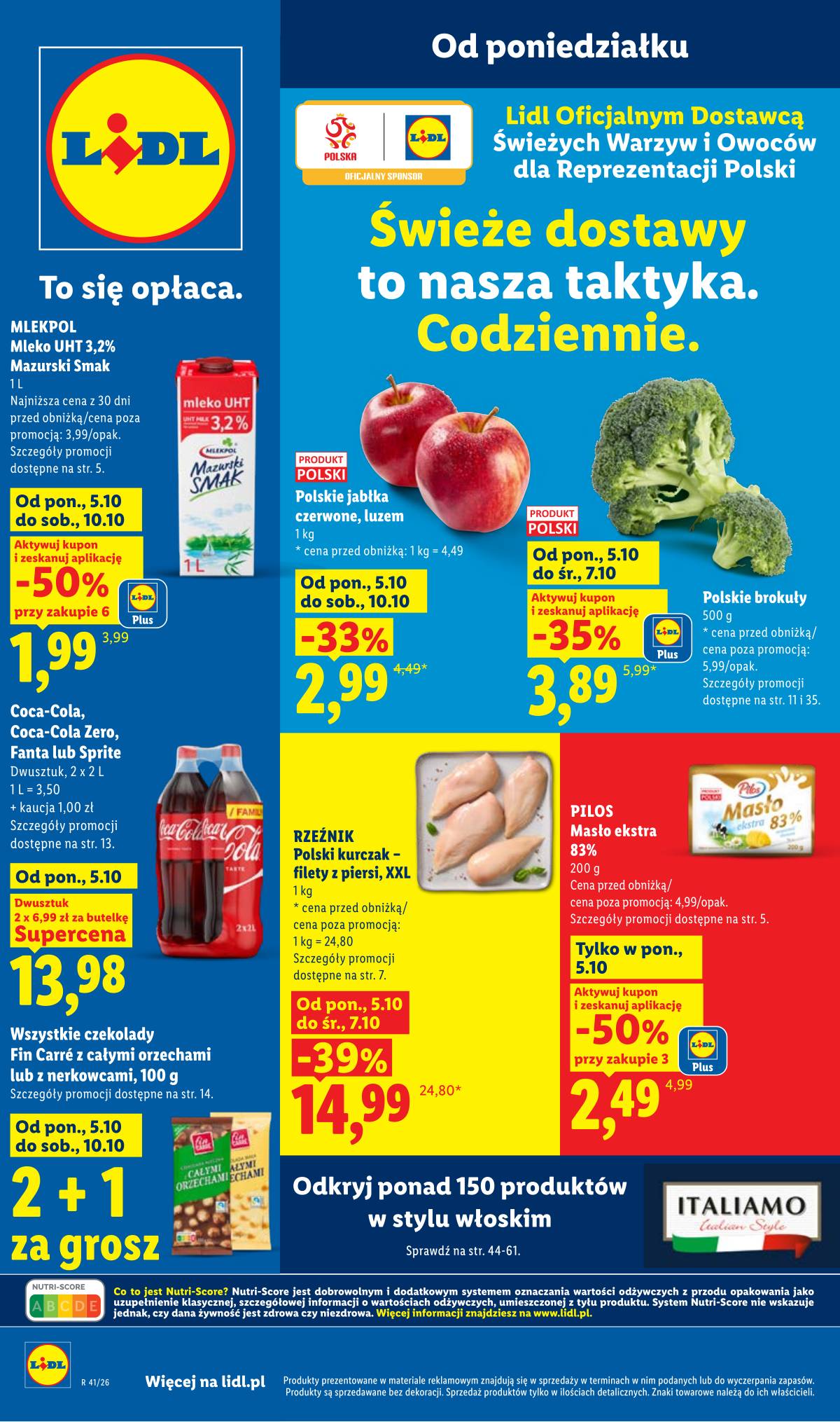 Lidl Lenkija - Gazetka 1 puslapis