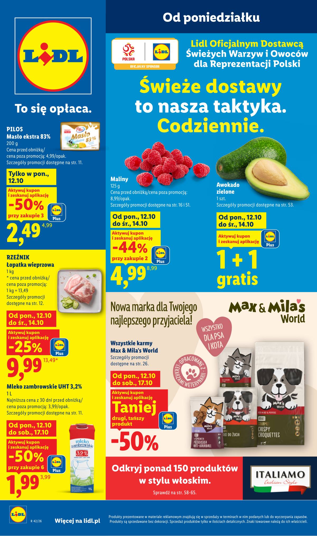 Lidl Lenkija - Gazetka 1 puslapis