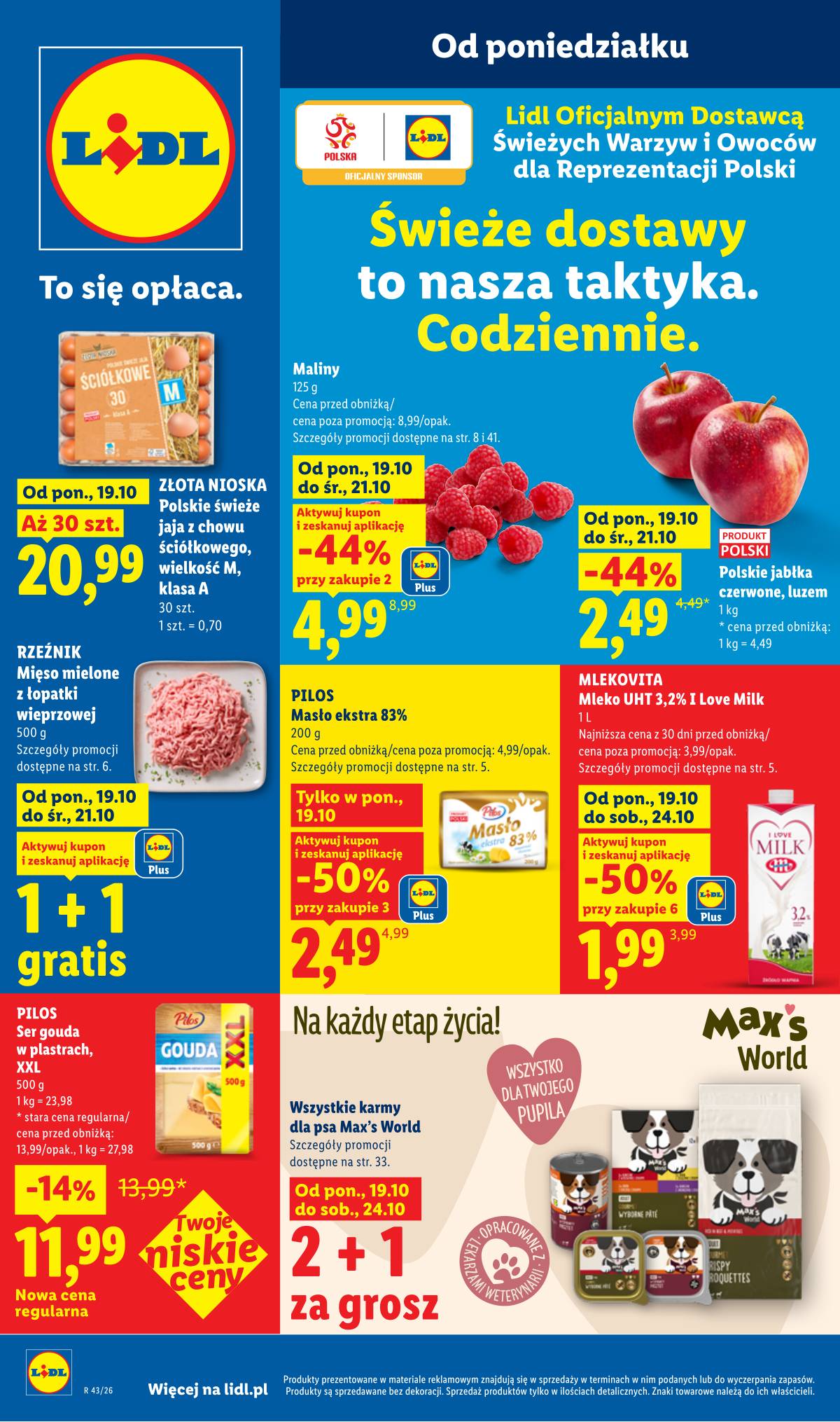 Lidl Lenkija - Gazetka 1 puslapis
