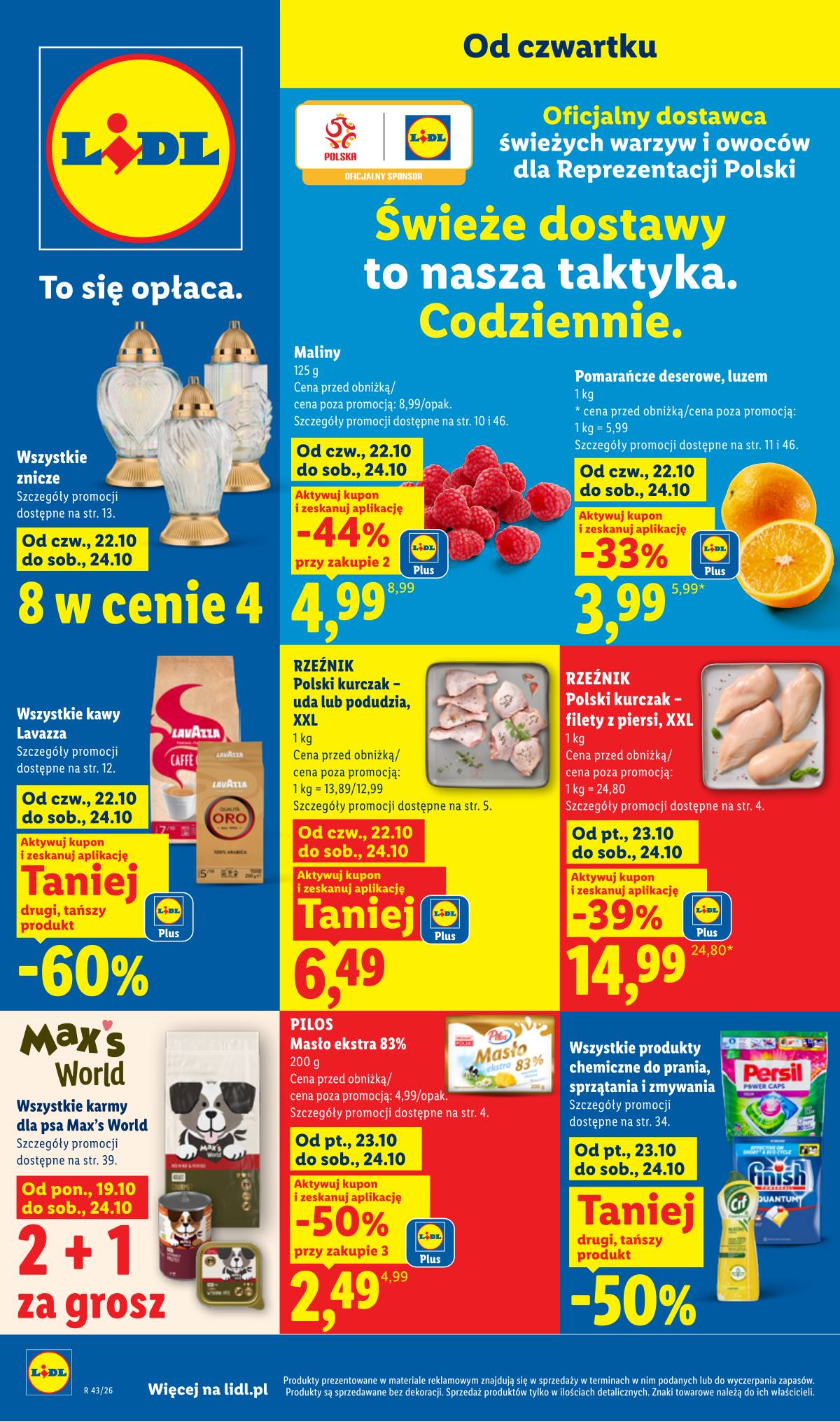 Lidl Lenkija - Gazetka 1 puslapis
