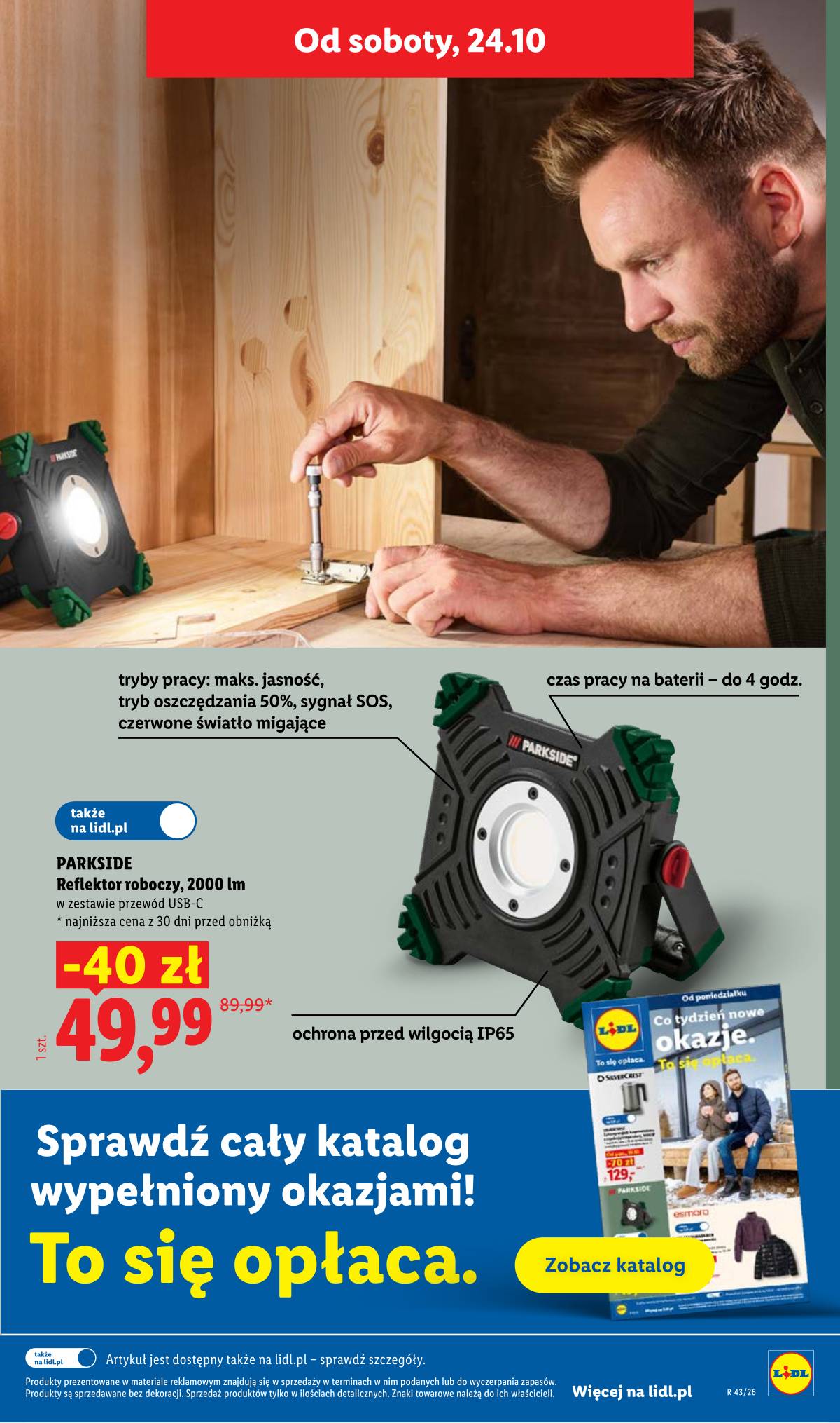 Lidl Lenkija - Gazetka 43 puslapis