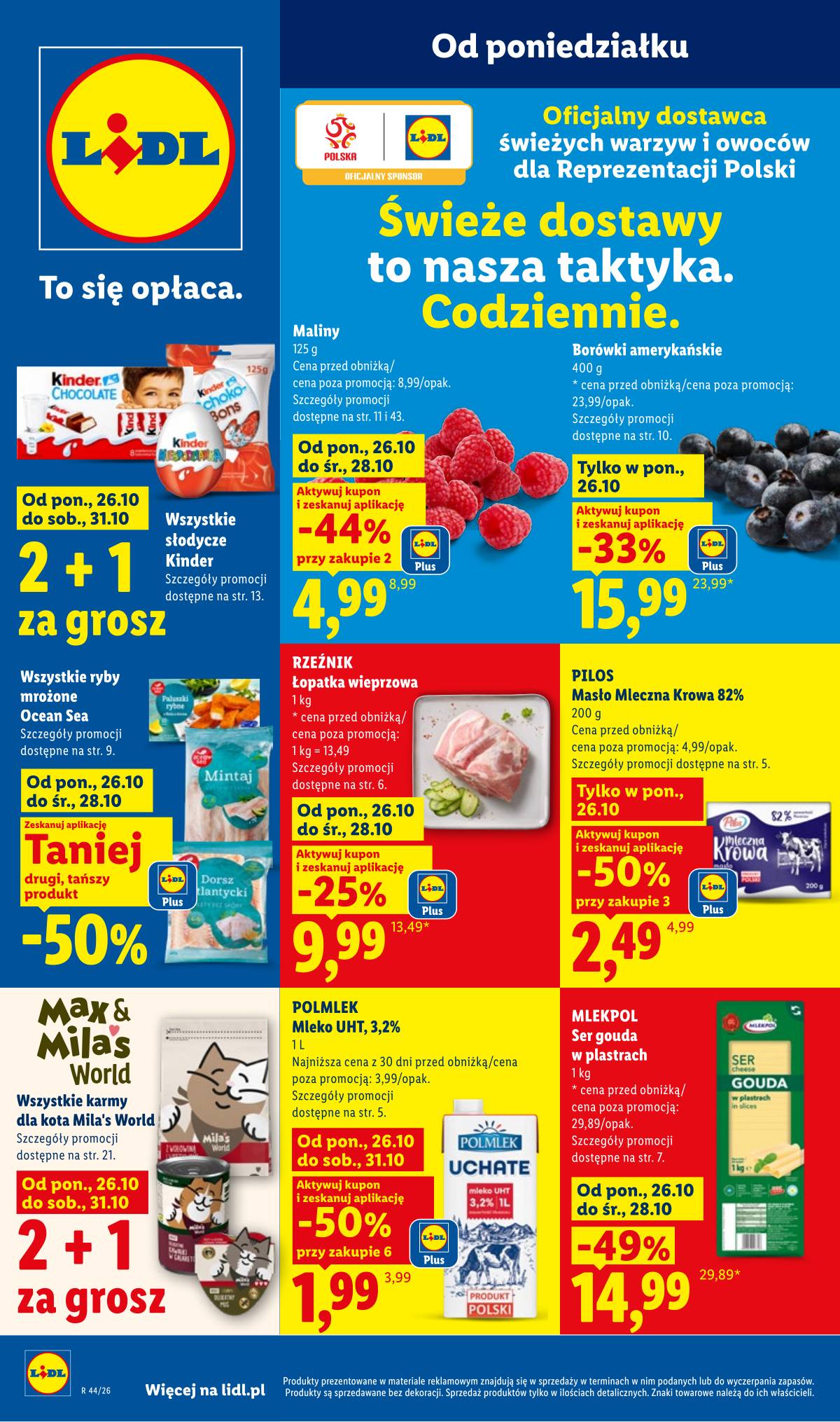 Lidl Lenkija - Gazetka 1 puslapis